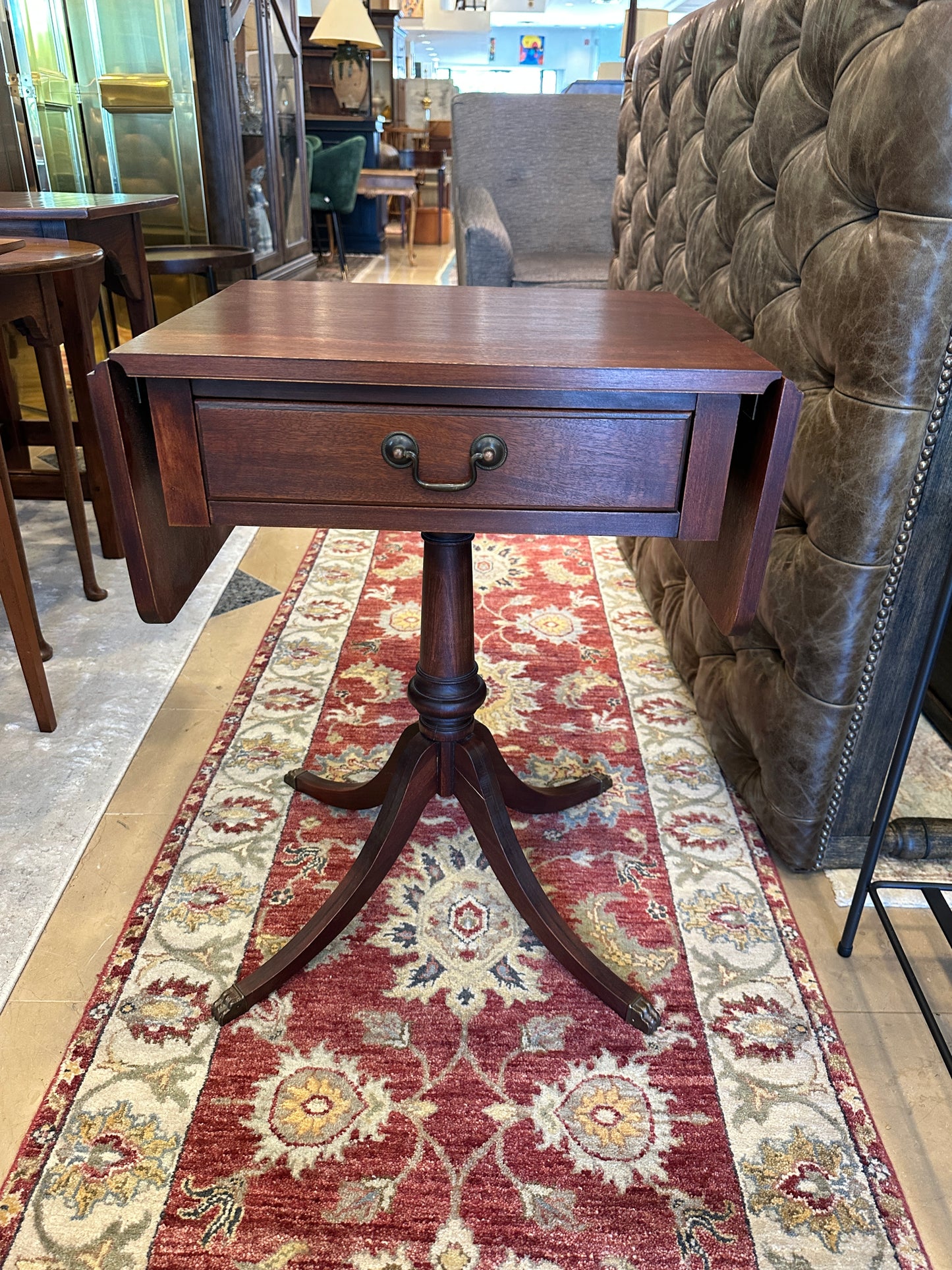Small Drop Leaf with Drawer End Table (0C401D)
