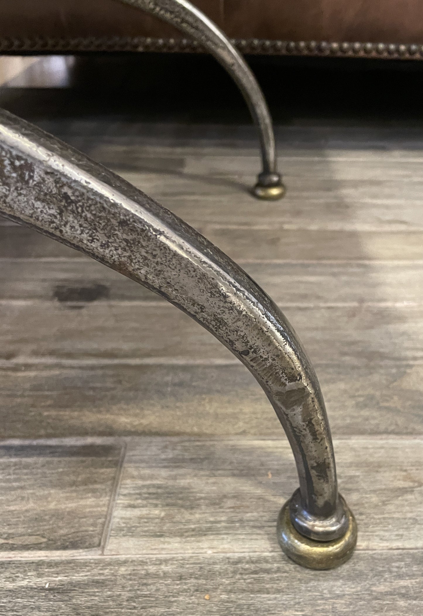 Roman Curule Leopard Bench (0KP017)
