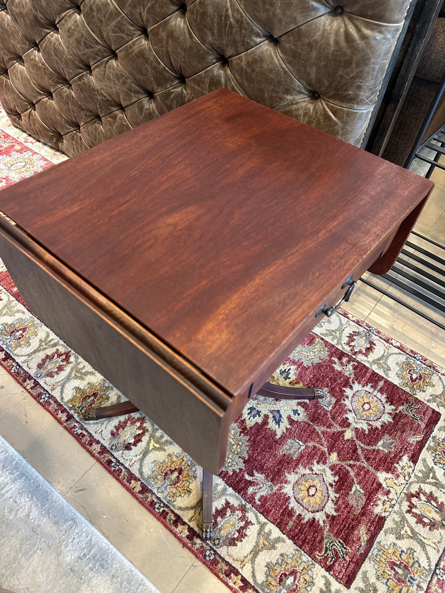 Small Drop Leaf with Drawer End Table (0C401D)