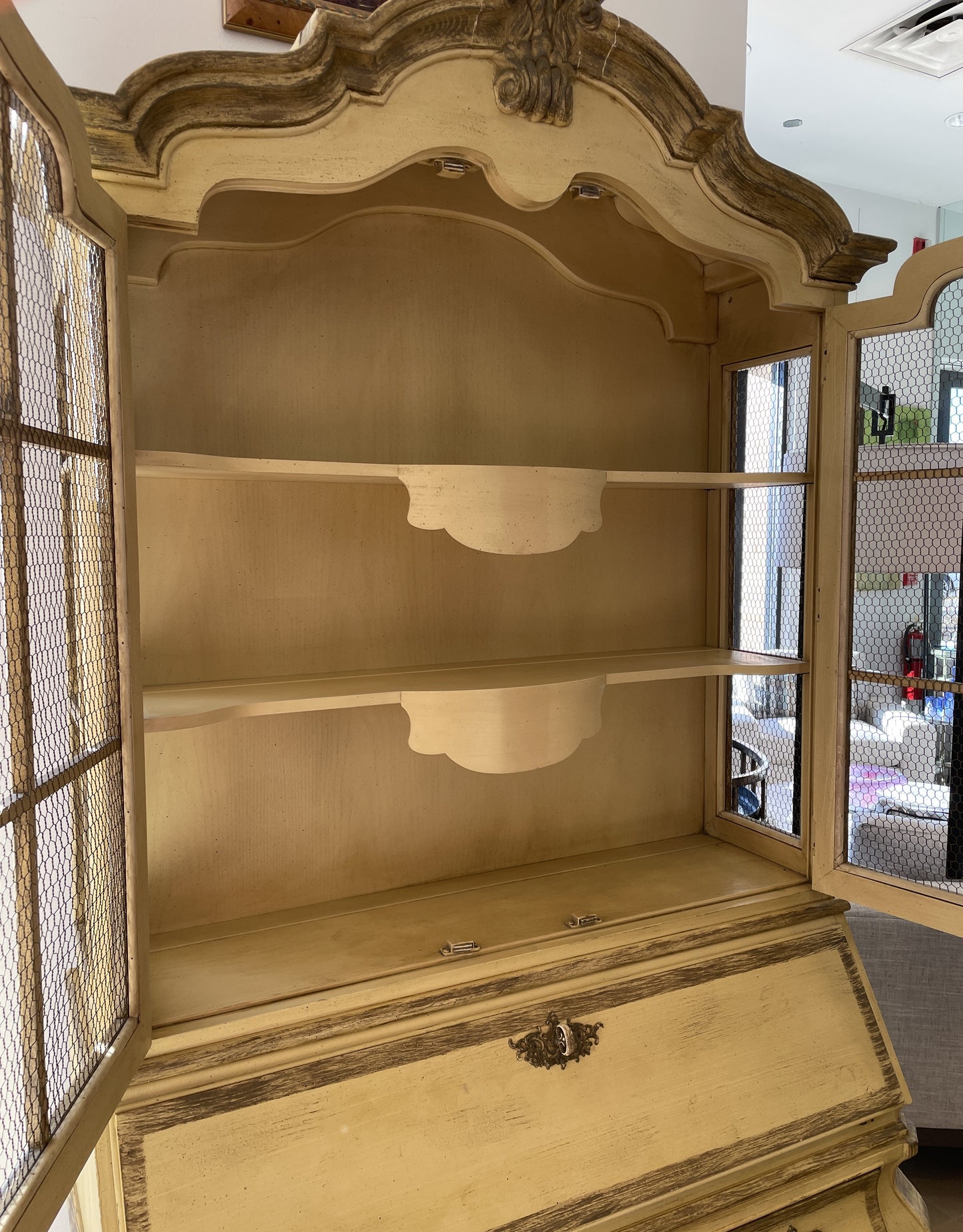 Henredon "Dorothy Draper" Bookshelf Secretary, 1960s (0JF002)