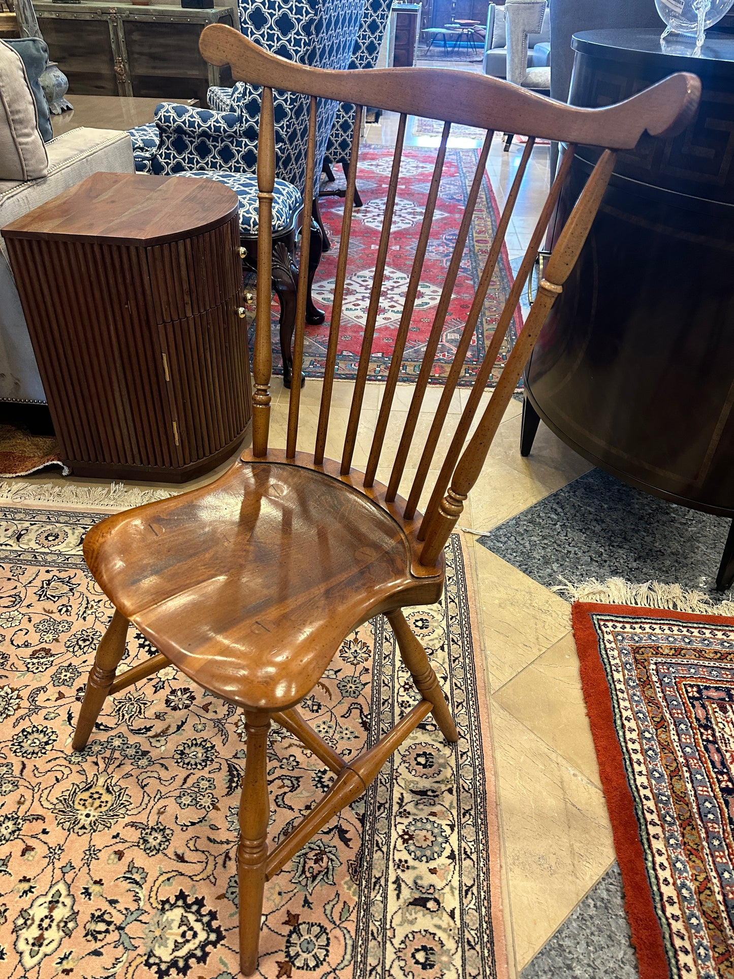 Set of 4 Wright Table Company Windsor Chairs (0C401F)