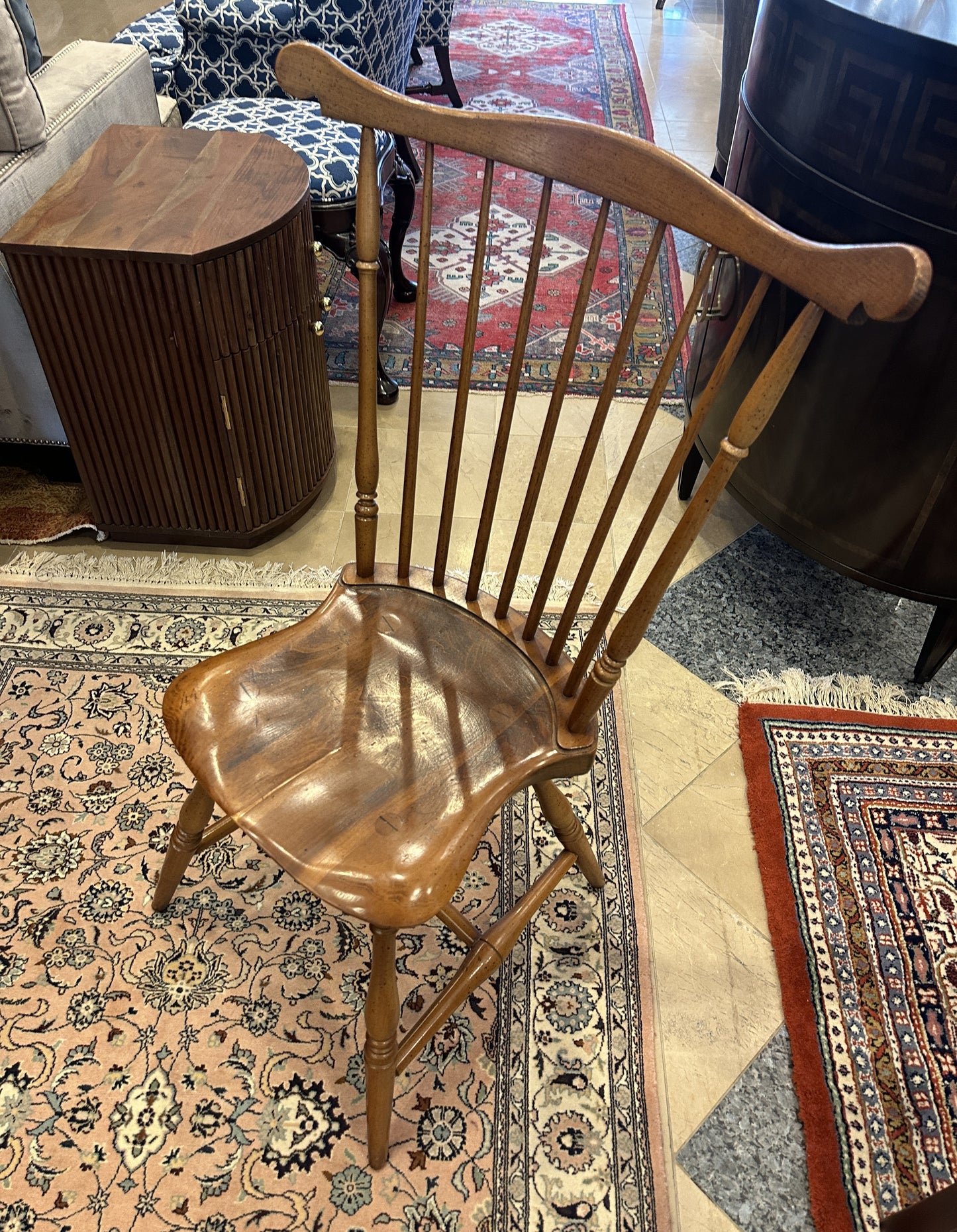 Set of 4 Wright Table Company Windsor Chairs (0C401F)