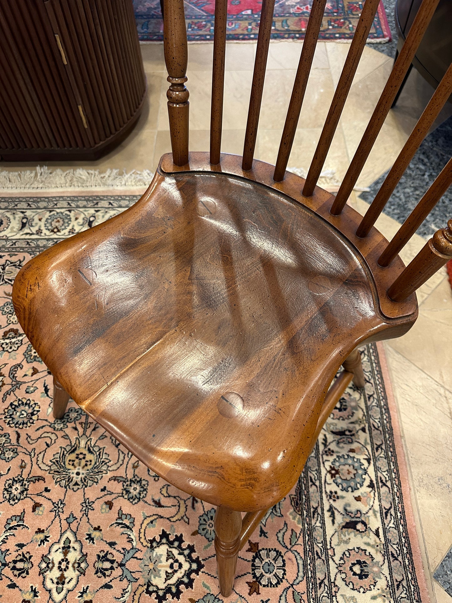 Set of 4 Wright Table Company Windsor Chairs (0C401F)