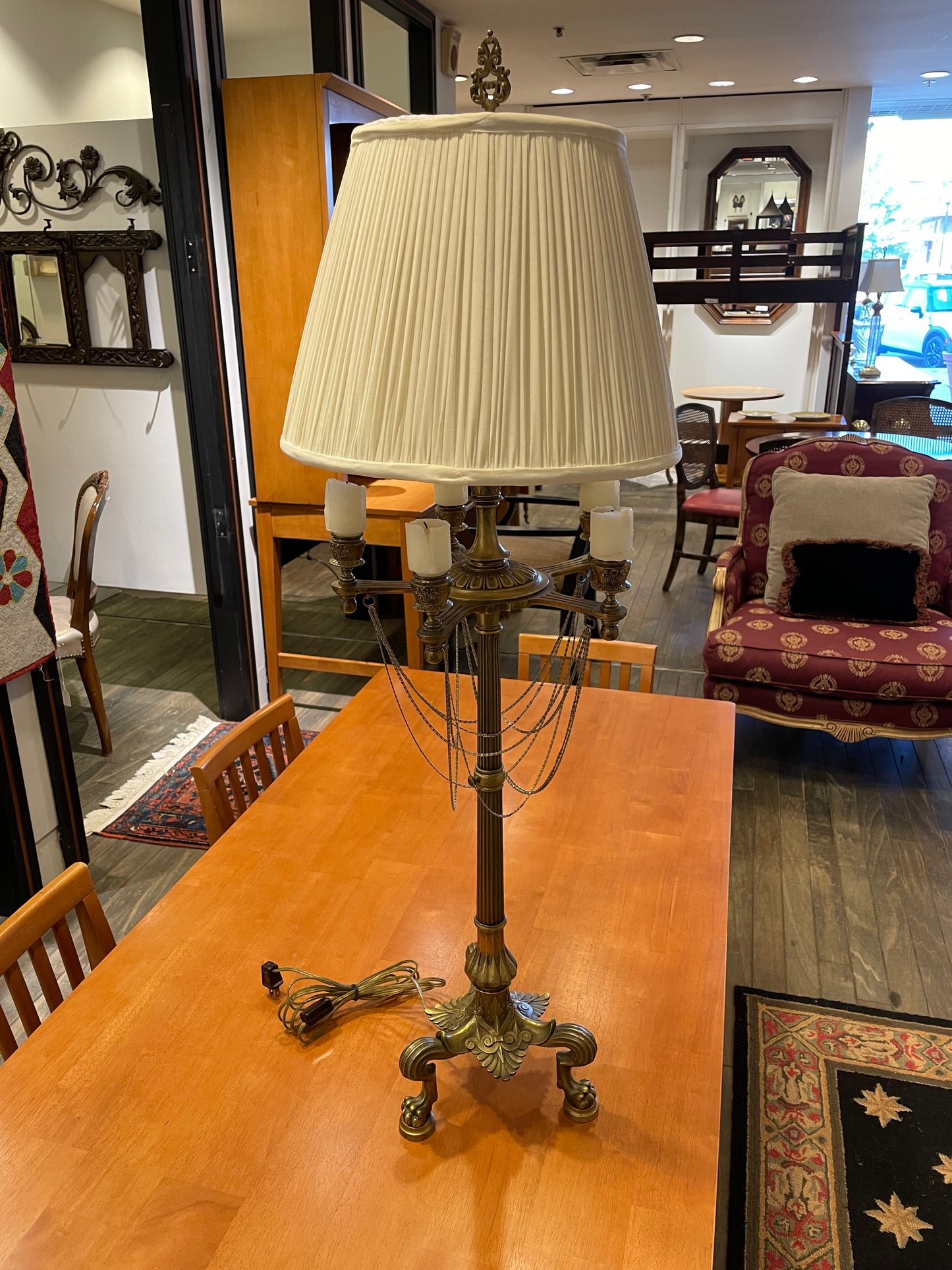 French Empire Candelabra Lamp
