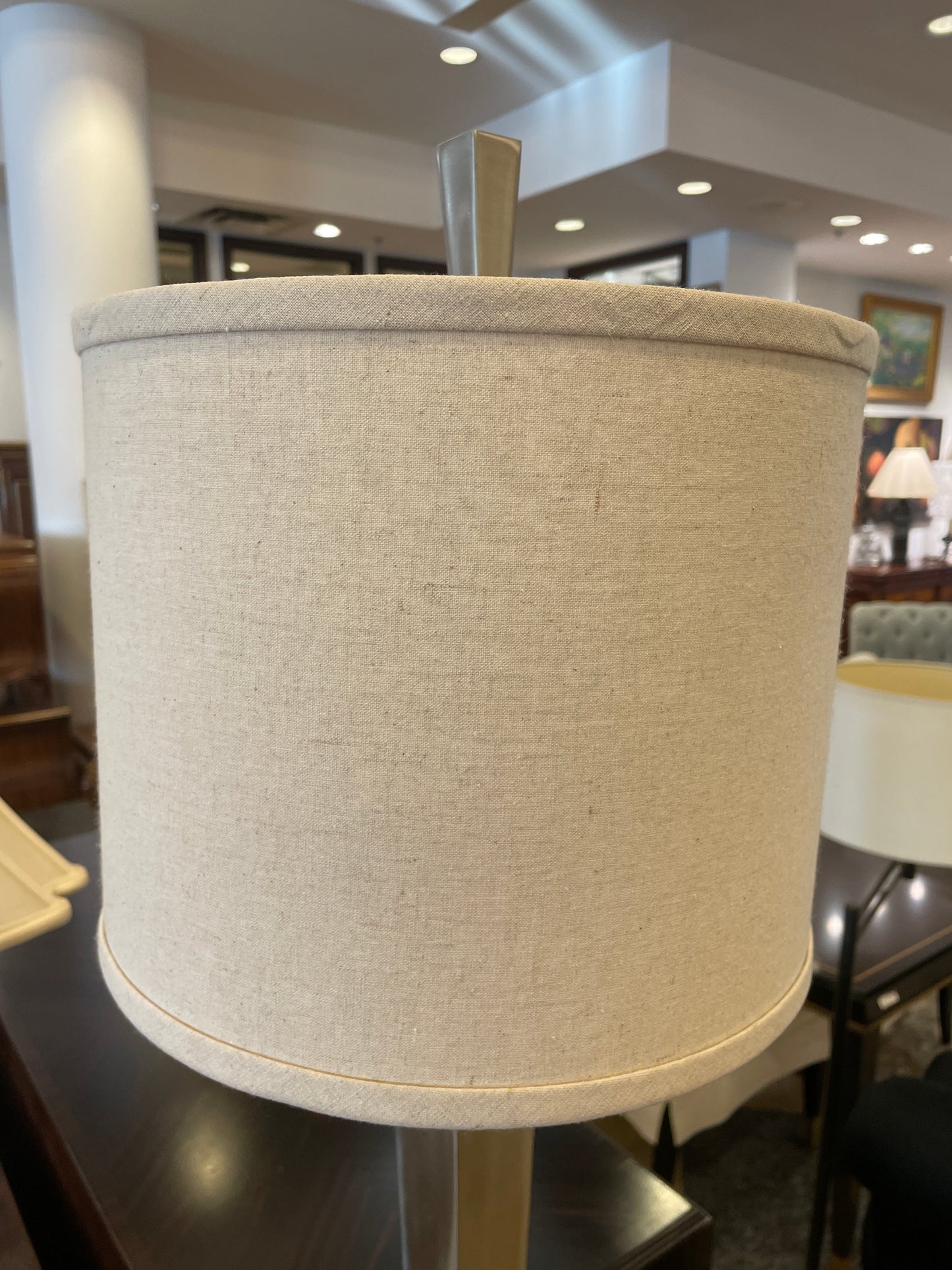 Uttermost Silver and Acrylic Lamp (0L701G)