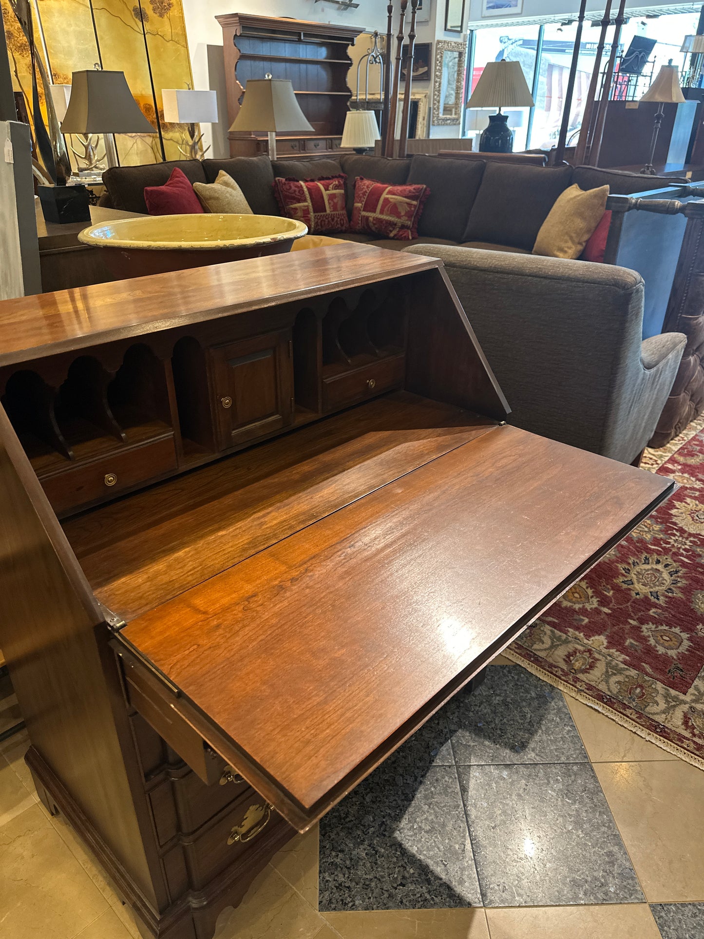 Pennsylvania House Block Slant Front Desk (0C401Q)