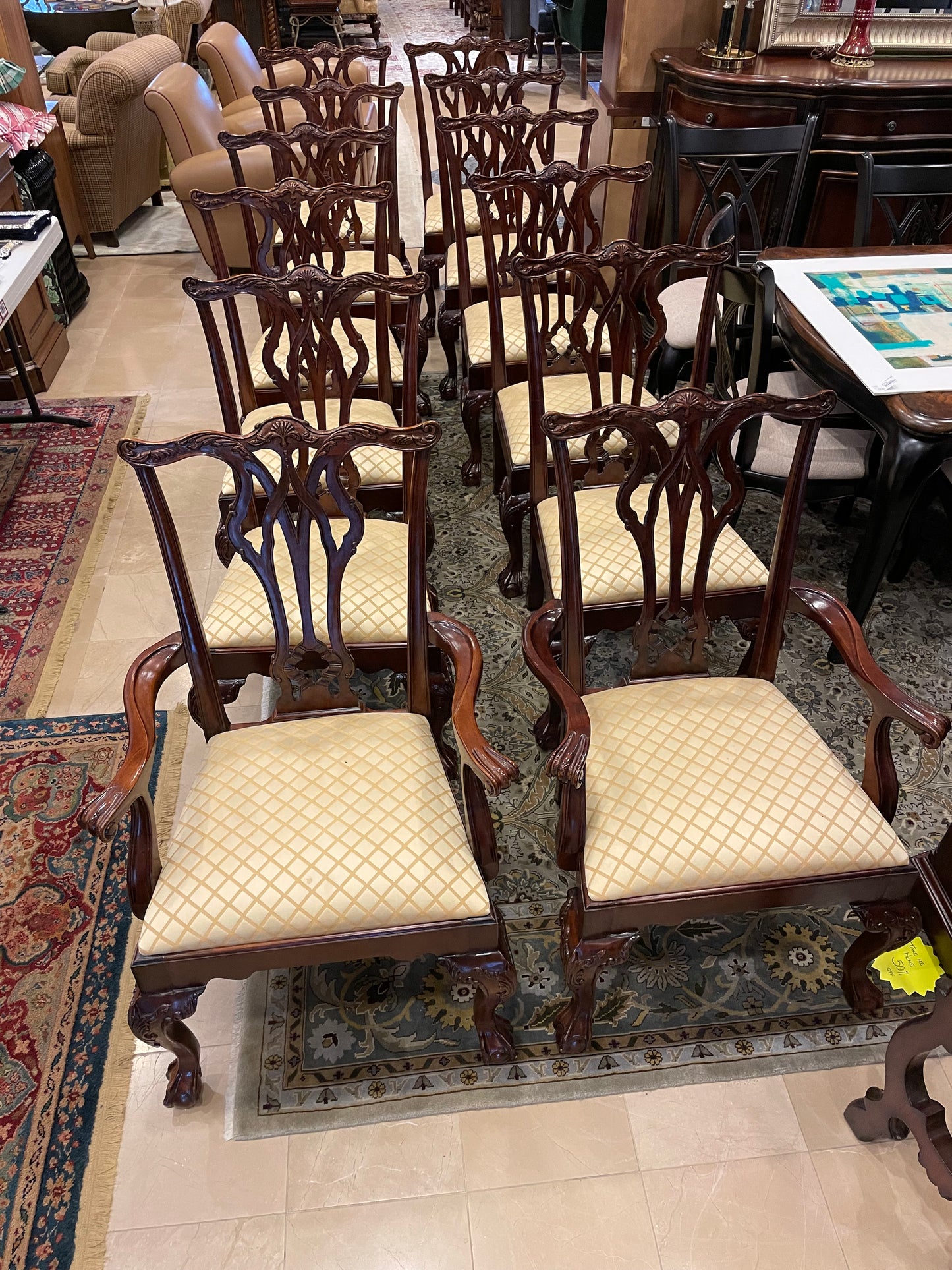 Century Furniture Chippendale Dining Chairs (Set of 6)