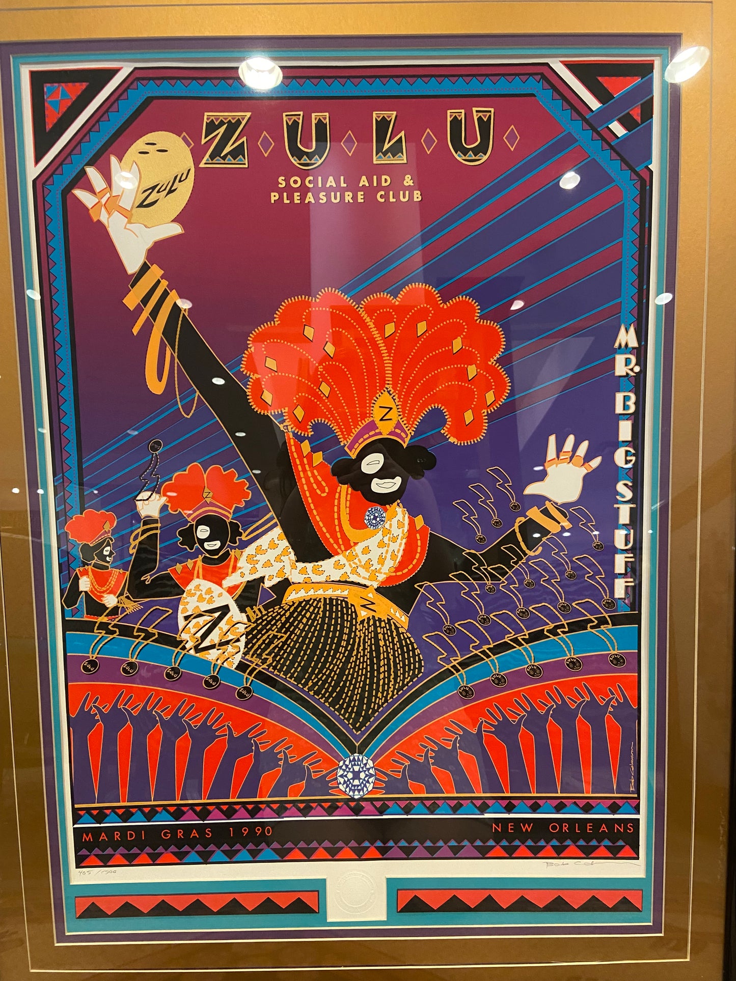 Zulu Social and Pleasure Club Limited Edition Poster "Mr. Big Stuff" (25027)