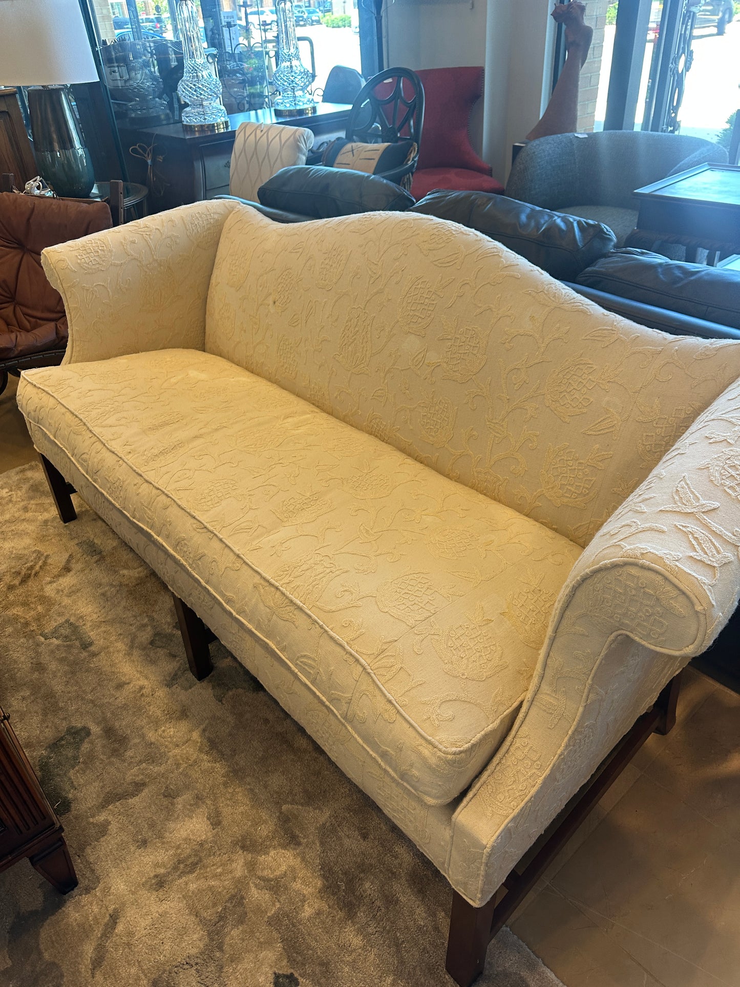 Southwood Crewel Sofa, AS IS (0C401T)