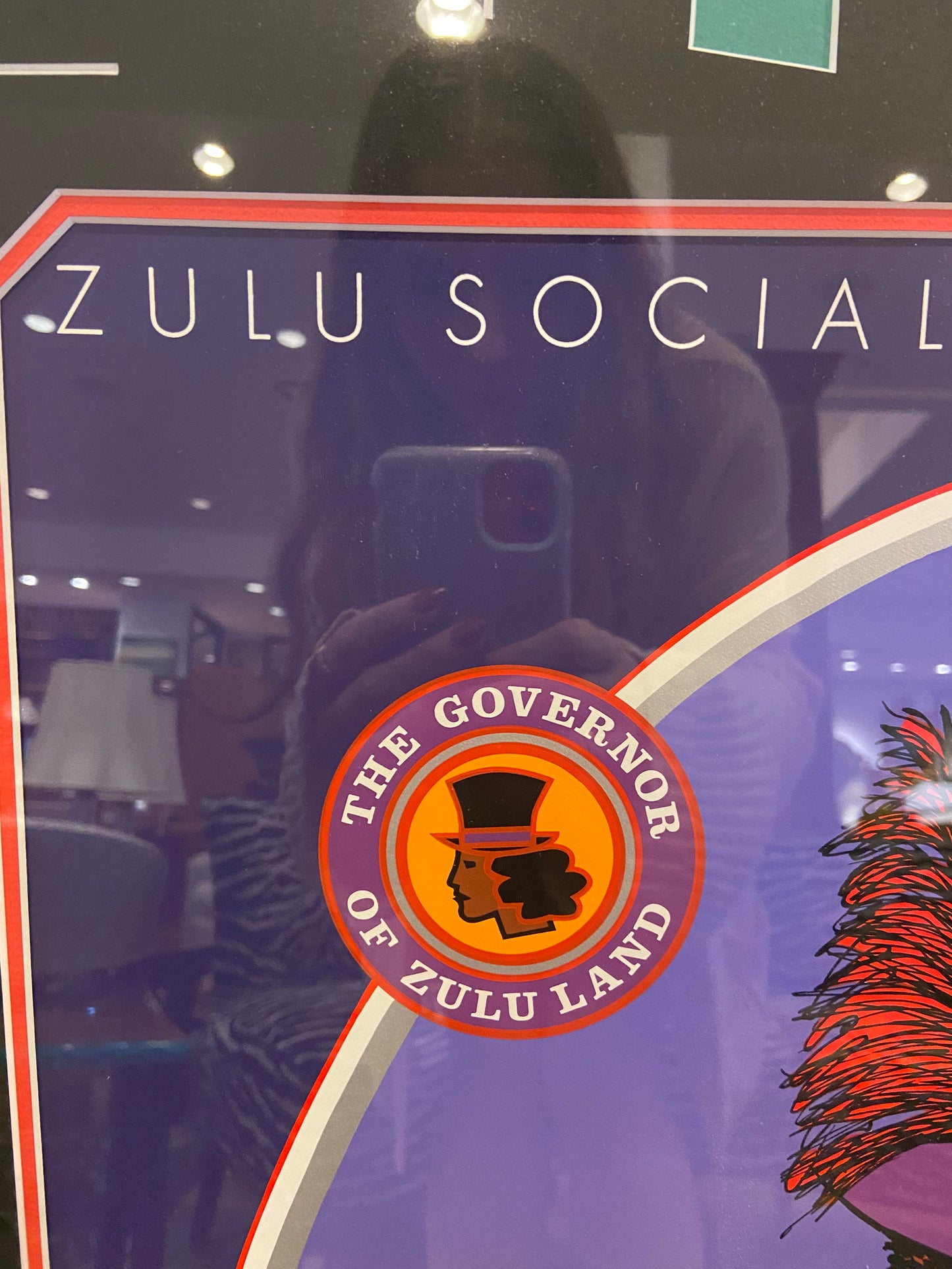 Zulu Social and Pleasure Club Limited Edition Poster "The Governor"
