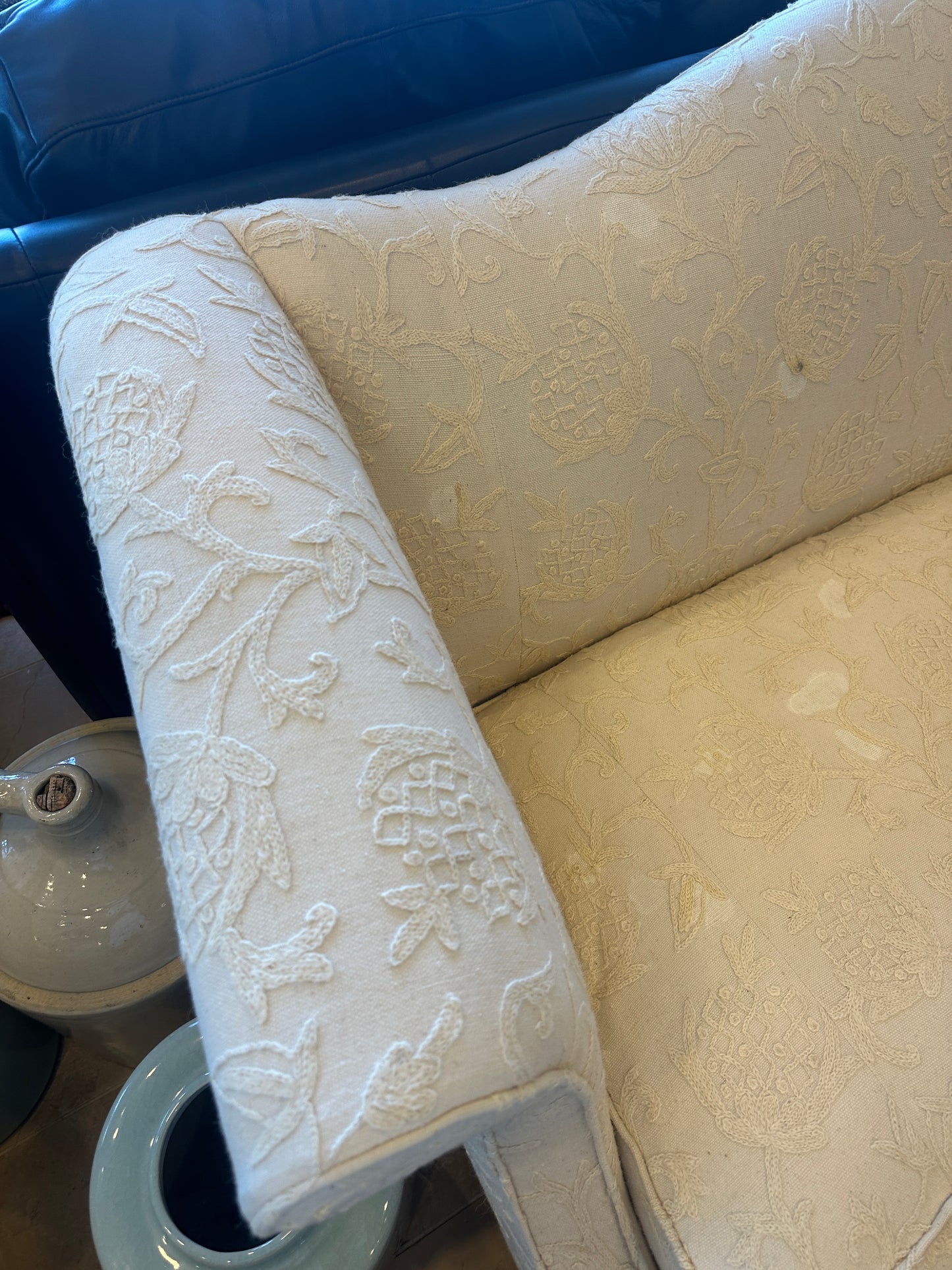 Southwood Crewel Sofa, AS IS (0C401T)