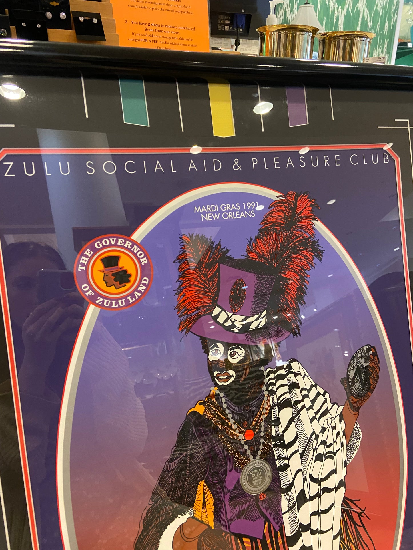 Zulu Social and Pleasure Club Limited Edition Poster "The Governor"