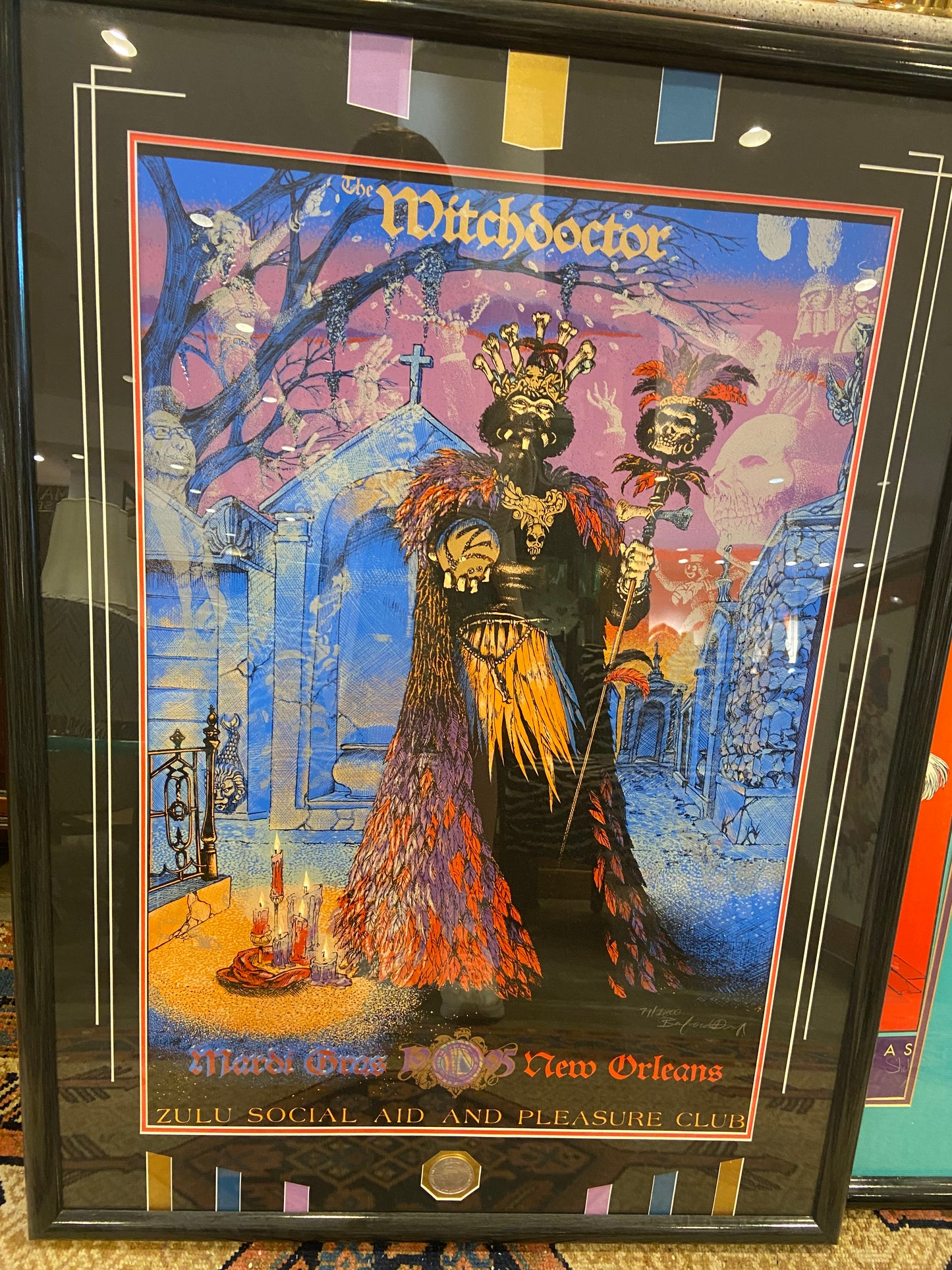 Zulu Social and Pleasure Club Limited Edition Poster "The Witchdoctor" (25030)