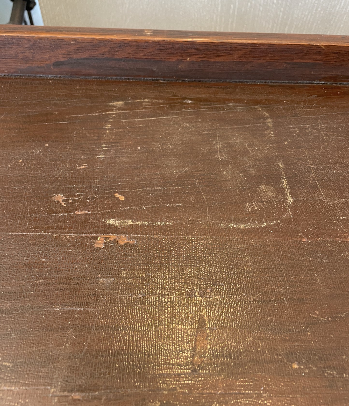 Antique Oak Three Door Bookcase, AS IS (0OW002)
