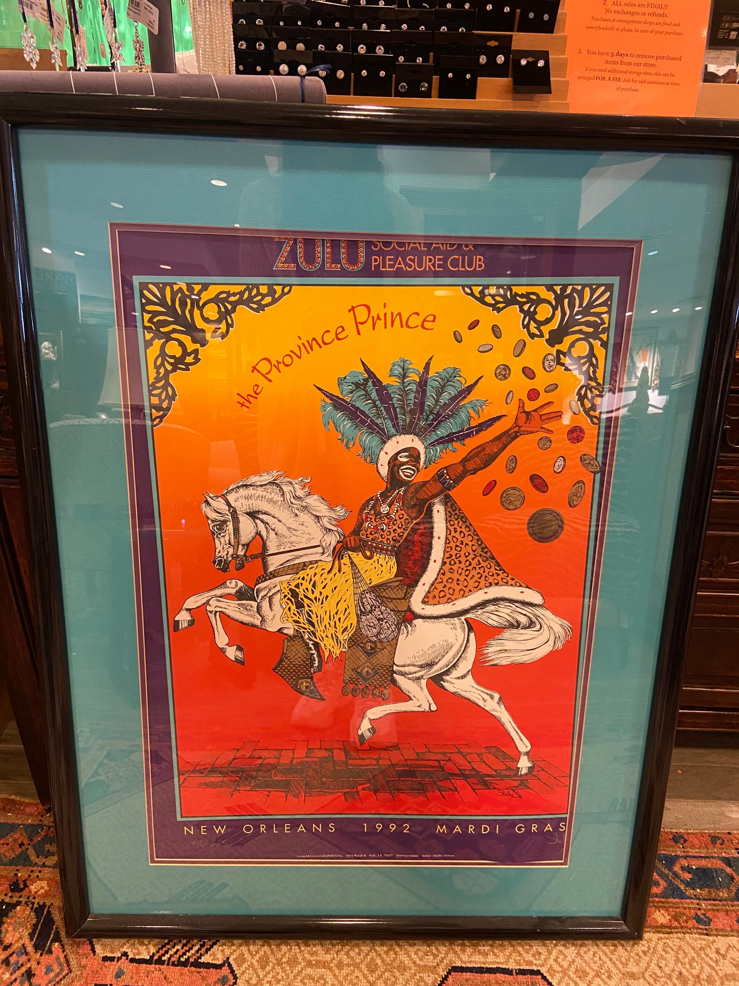 Zulu Social and Pleasure Club Limited Edition Poster "Province Prince" (25031)