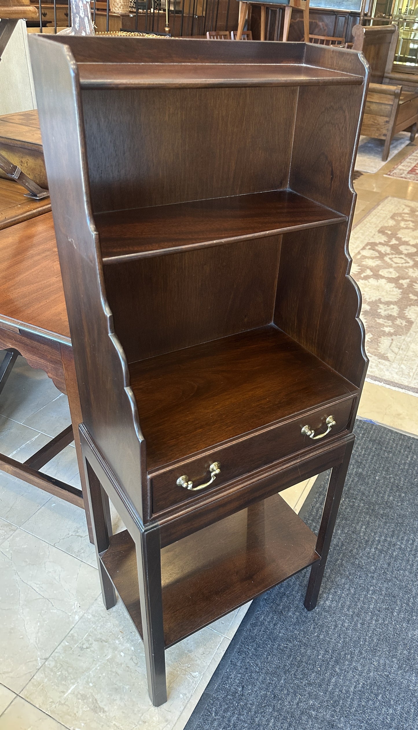 Mahogany Small Bookshelf/Etagere (0C401J)