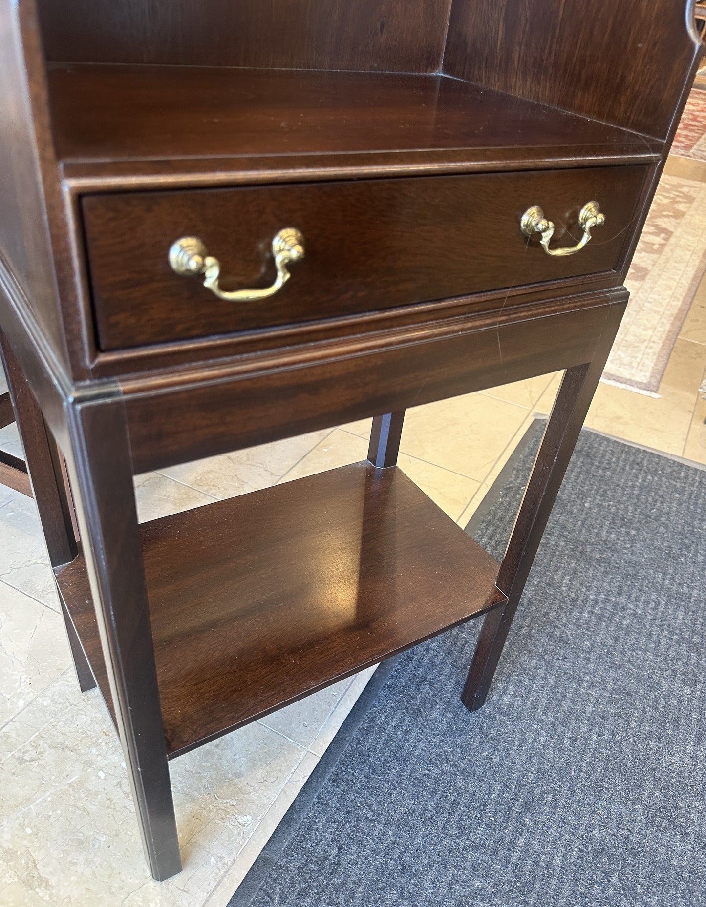 Mahogany Small Bookshelf/Etagere (0C401J)