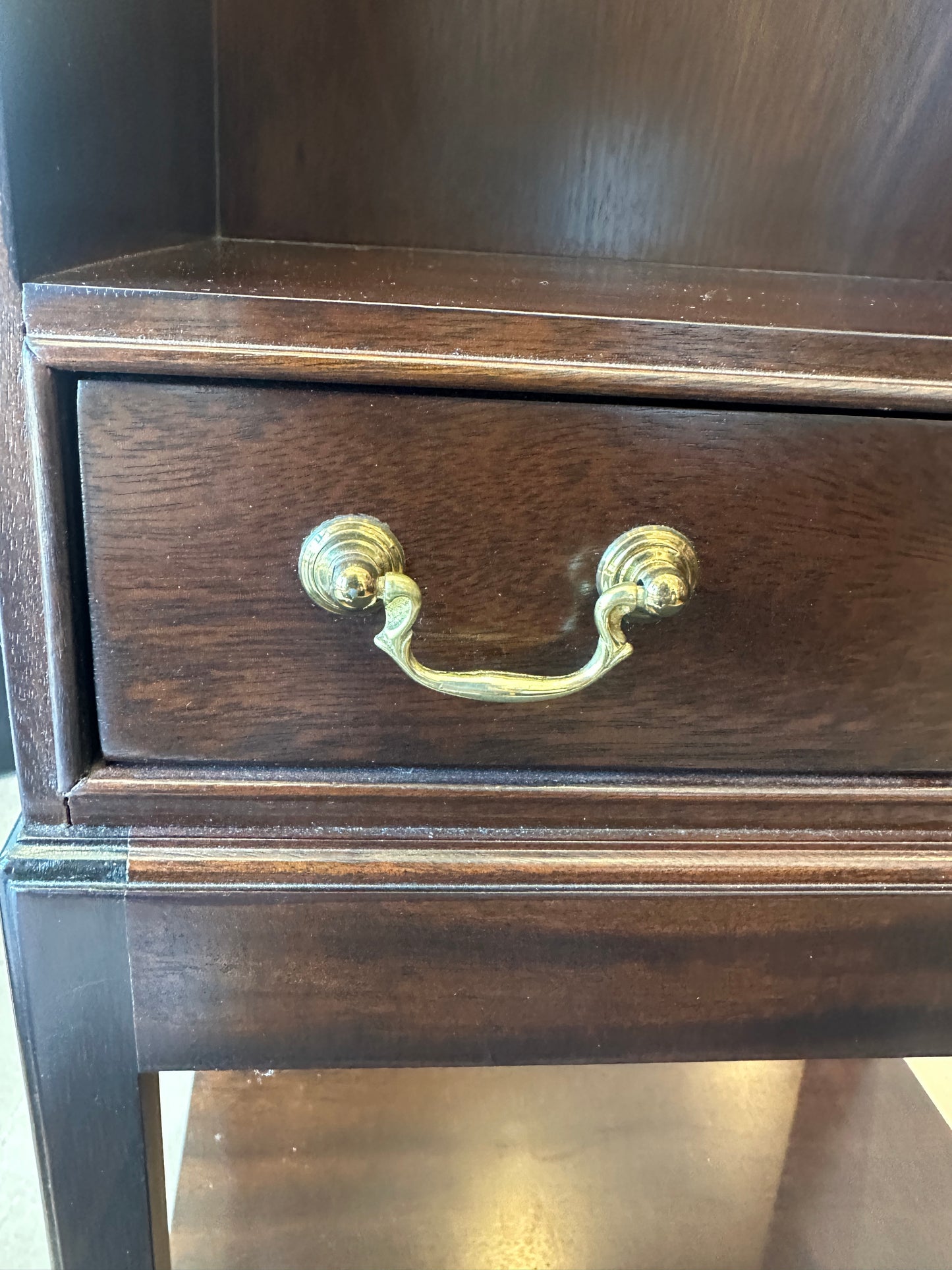 Mahogany Small Bookshelf/Etagere (0C401J)