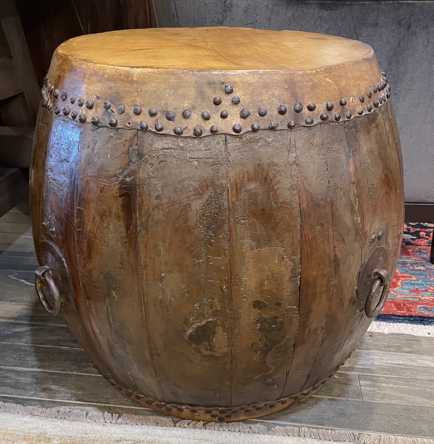 Antique Chinese Opera Drum (Tom) Table (0ED00A)