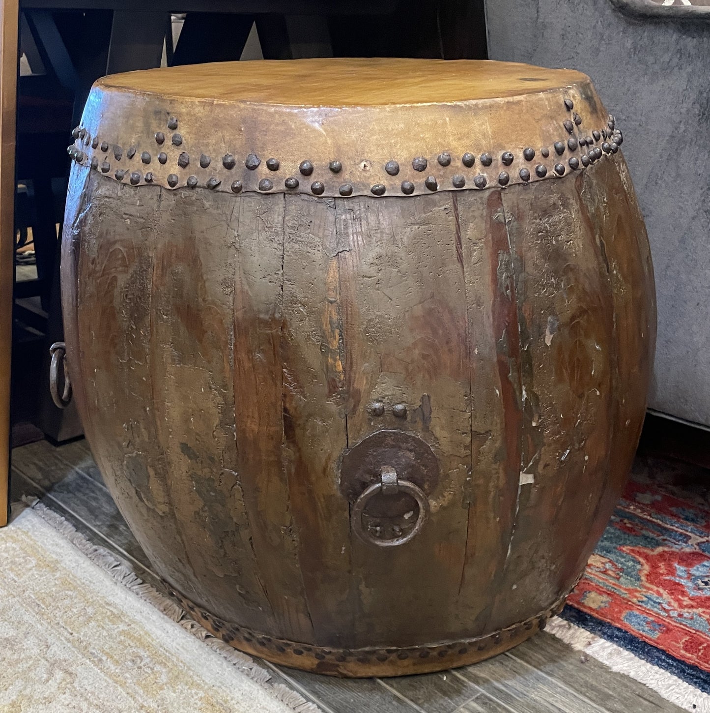 Antique Chinese Opera Drum (Tom) Table (0ED00A)