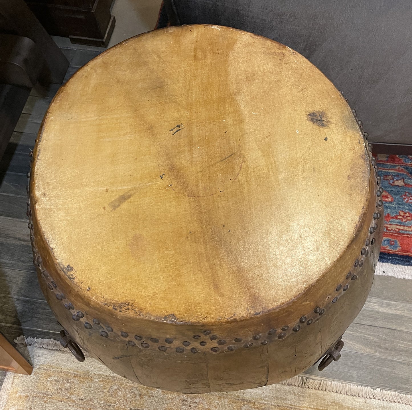 Antique Chinese Opera Drum (Tom) Table (0ED00A)