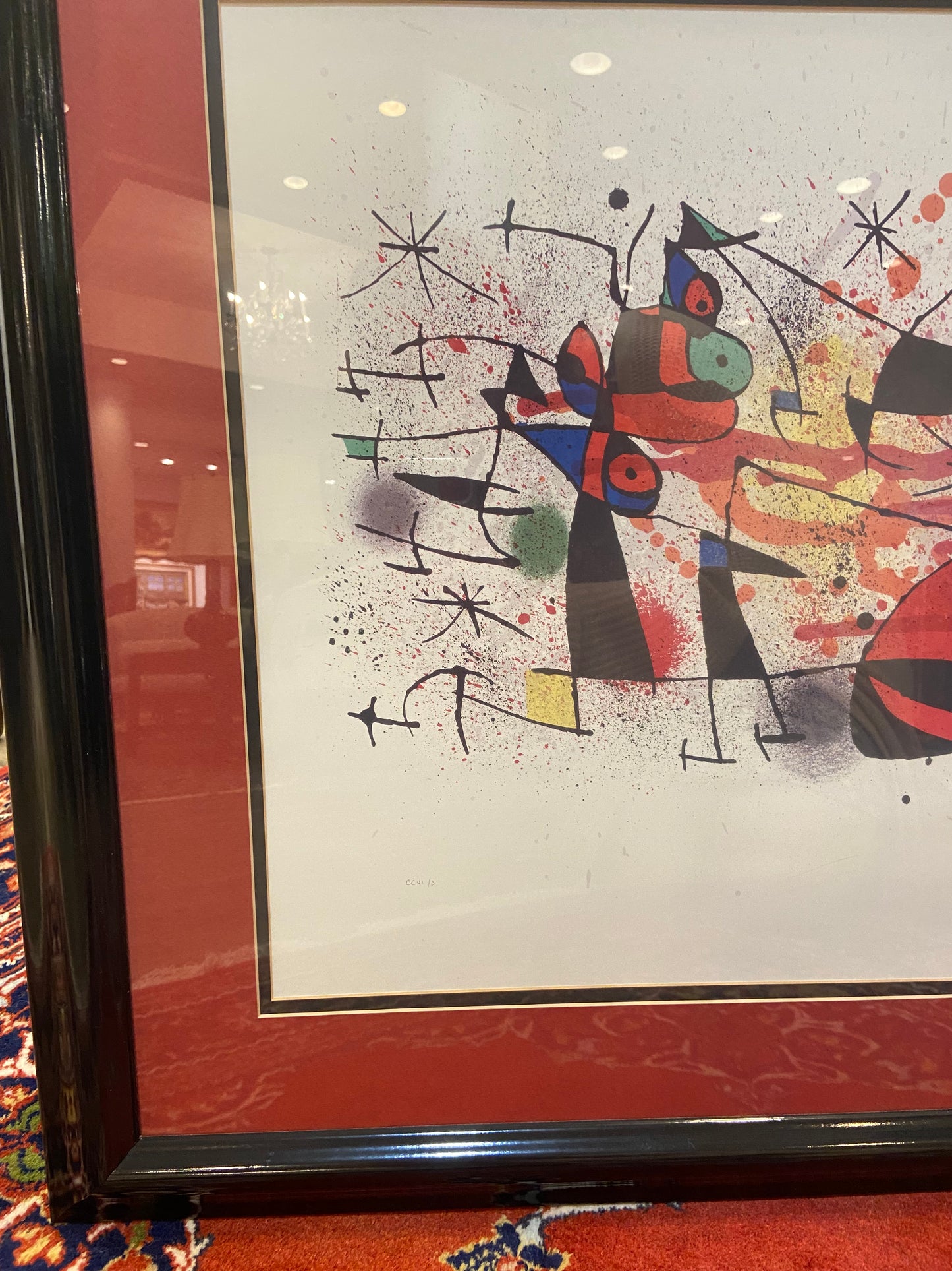 Joan Miro Framed Abstract Print (25034)