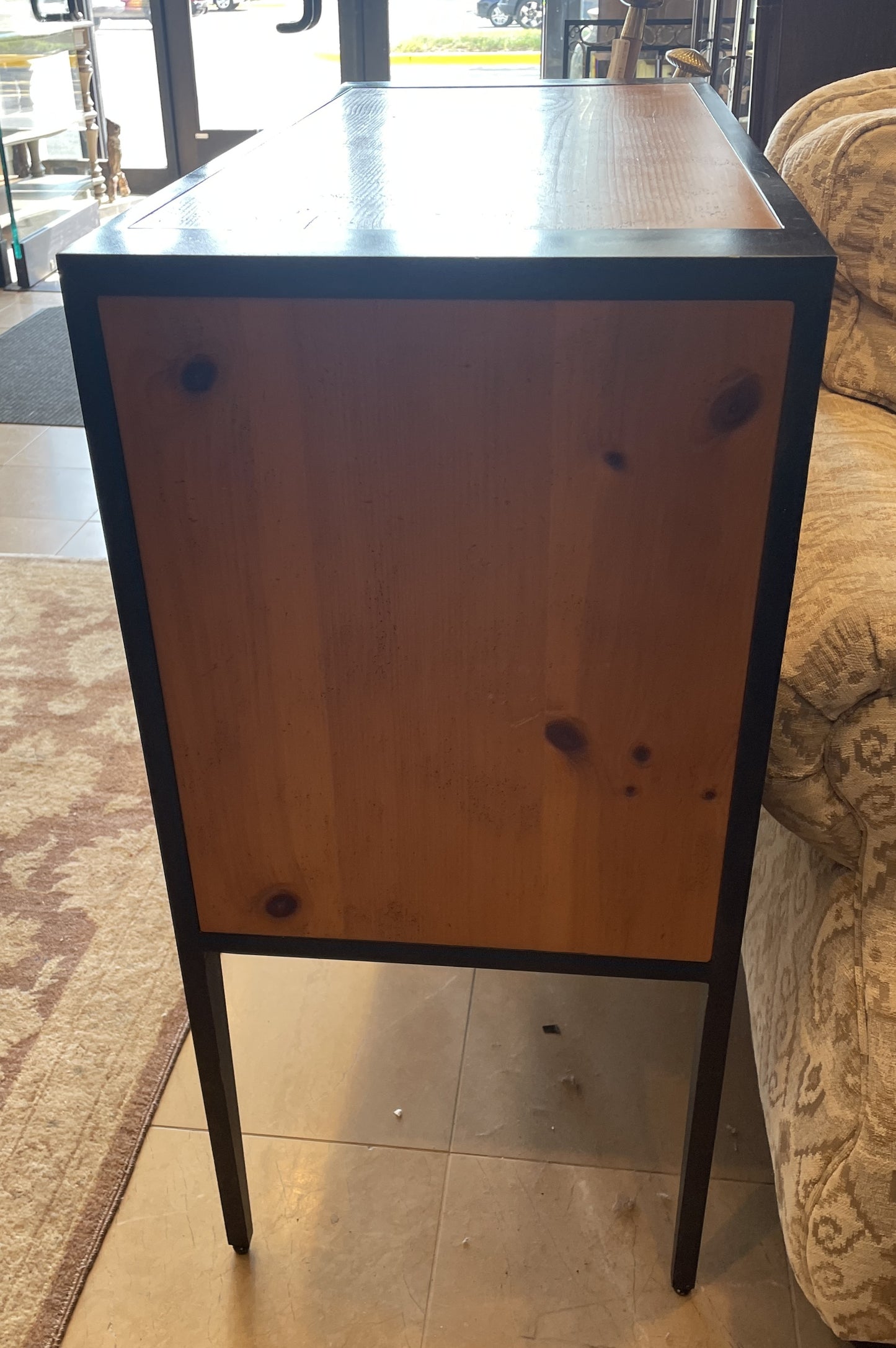 Milling Road Two Drawer Chest with Star Pulls, AS IS (0ED00B)