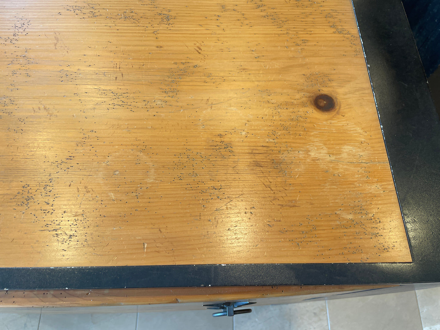 Milling Road Two Drawer Chest with Star Pulls, AS IS (0ED00B)