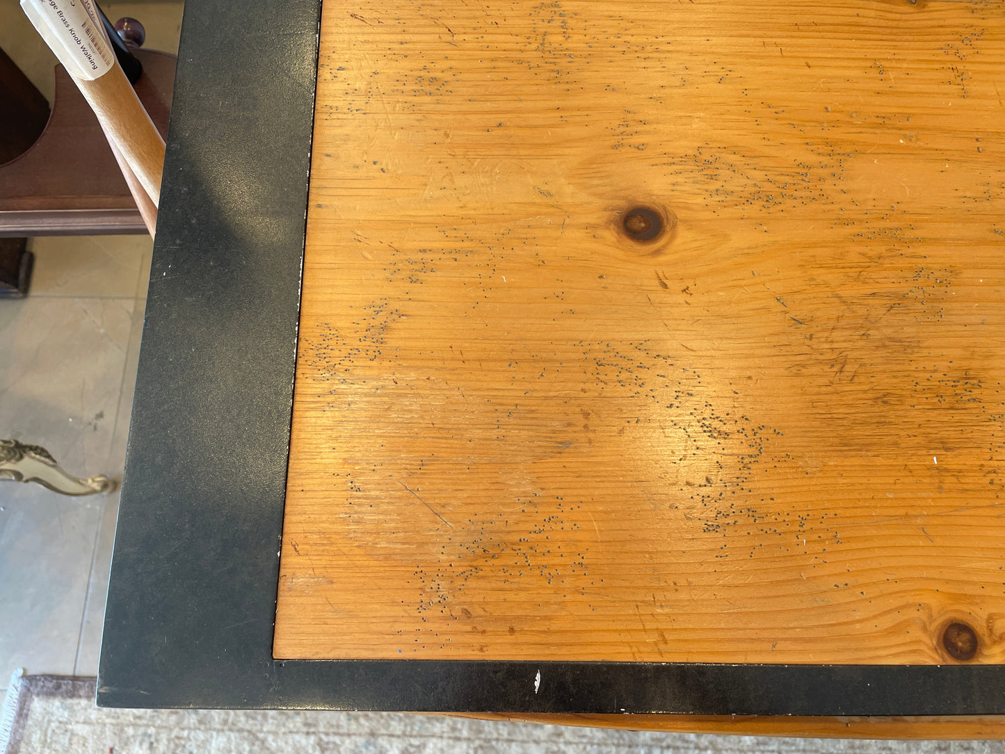 Milling Road Two Drawer Chest with Star Pulls, AS IS (0ED00B)