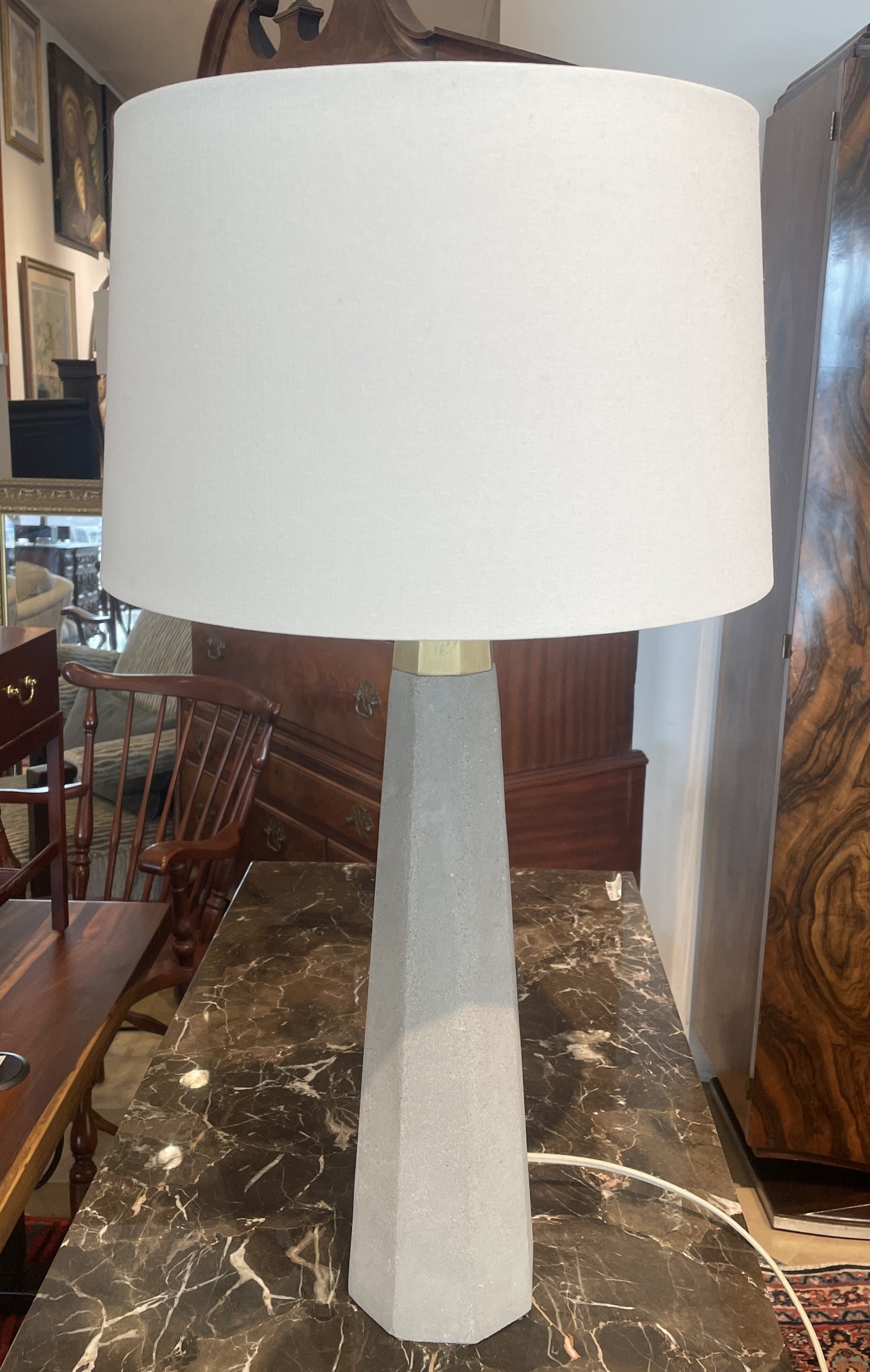 Cement Pillar Table Lamp (0L701H)