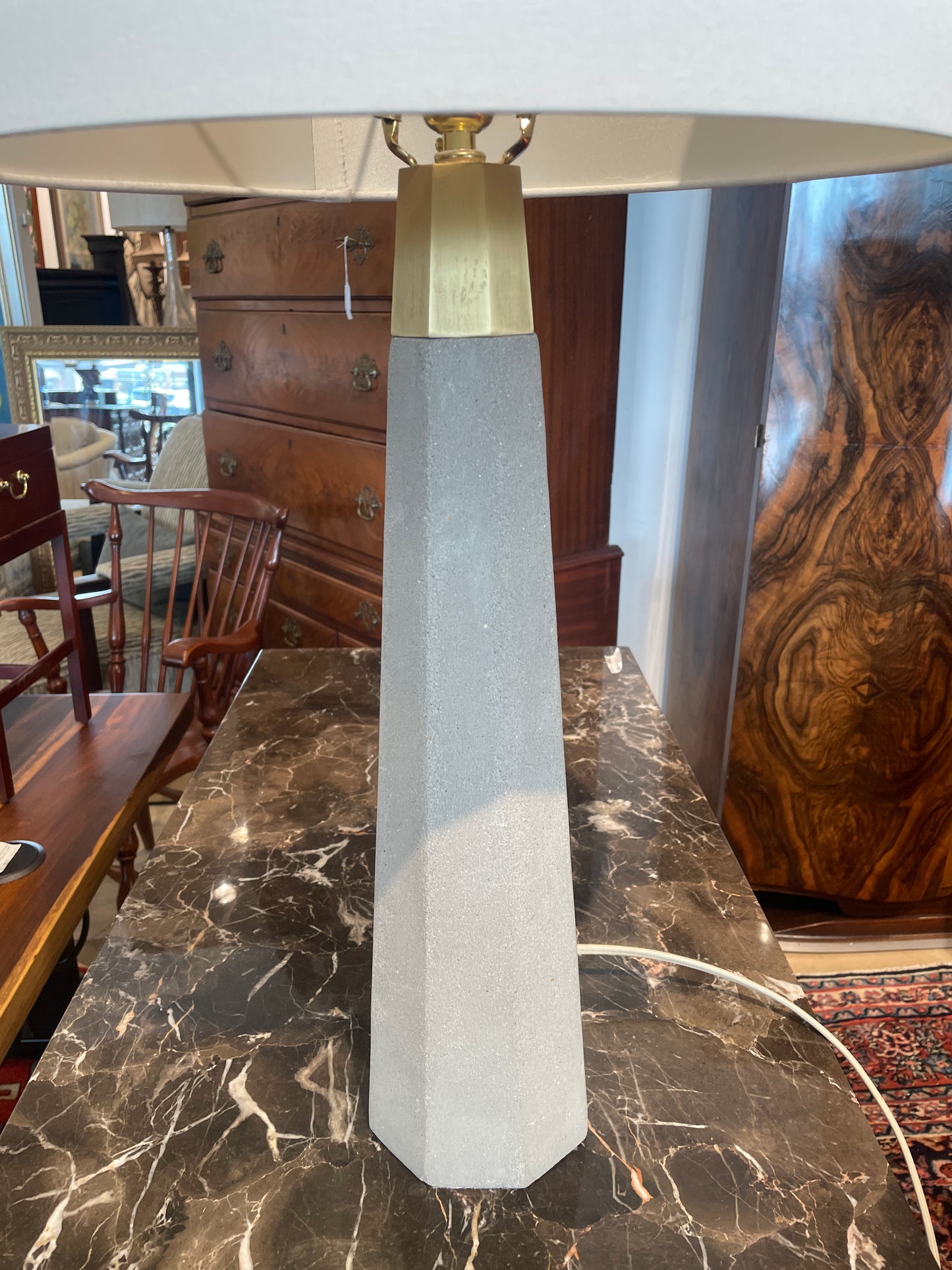 Cement Pillar Table Lamp (0L701H)