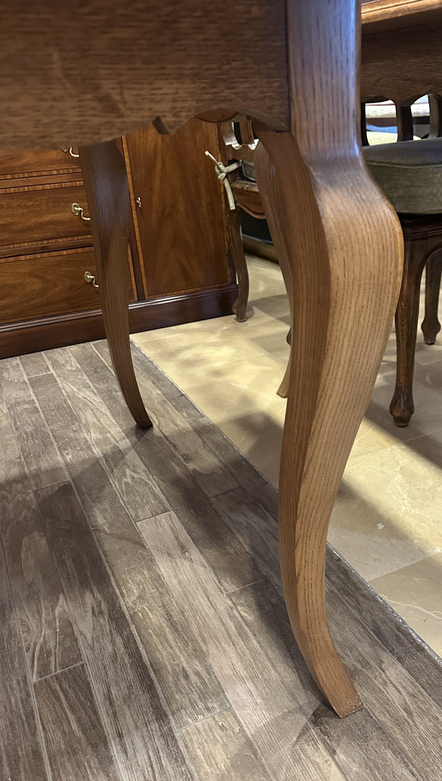 Pierre Colletier Oak Parquet Game Table (0NW006, 0NW005) (Two Available)