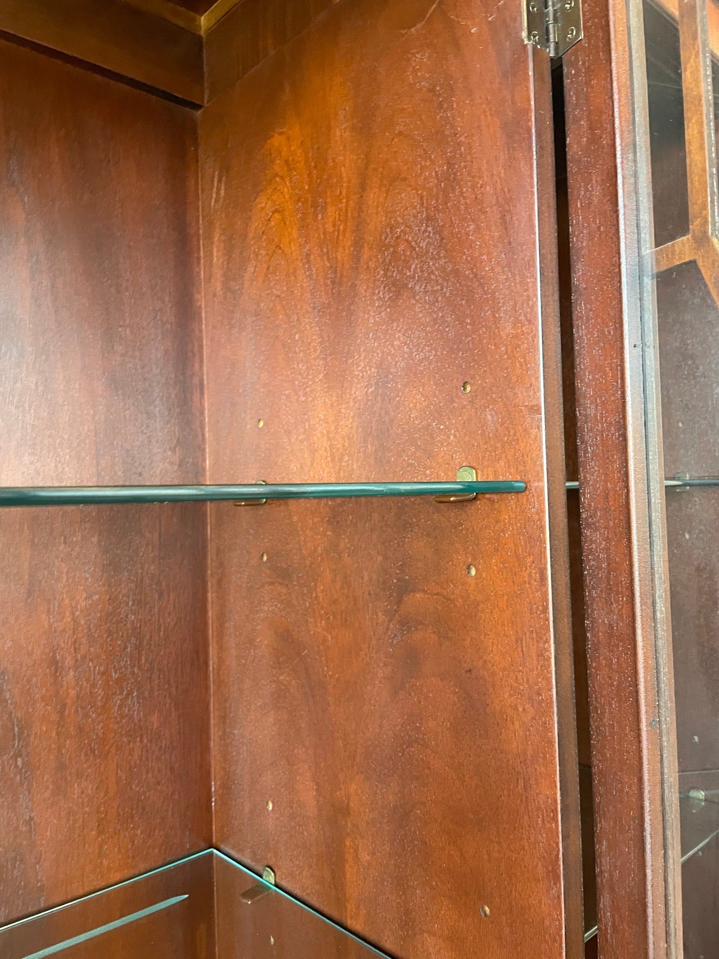 Baker Chippendale Mahogany Breakfront, AS IS (0OX003)