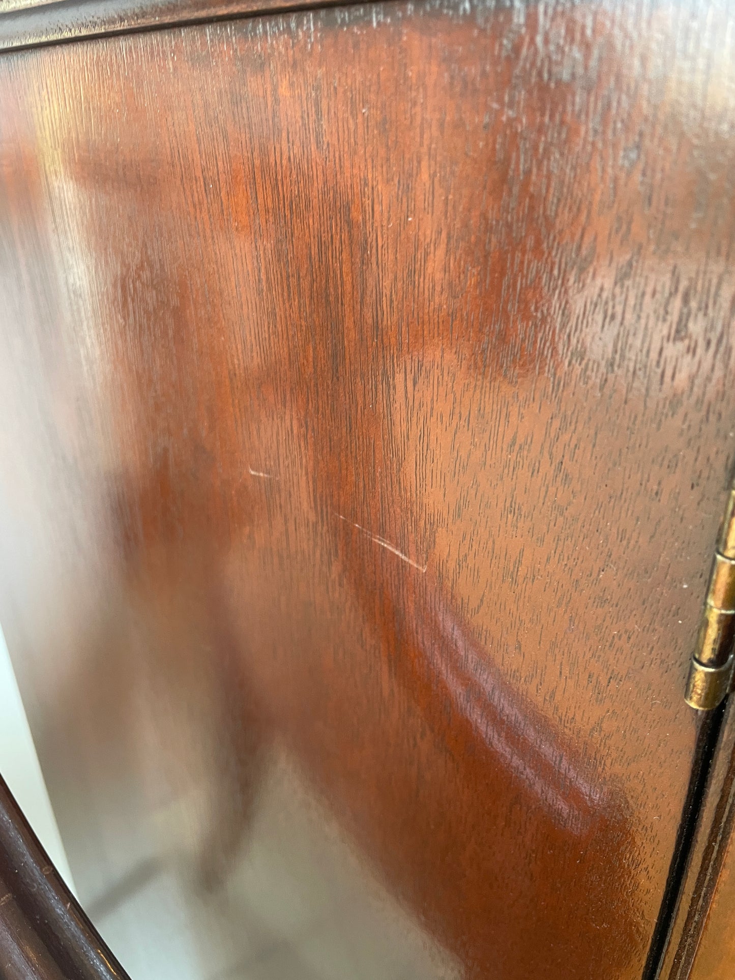Baker Chippendale Mahogany Breakfront, AS IS (0OX003)