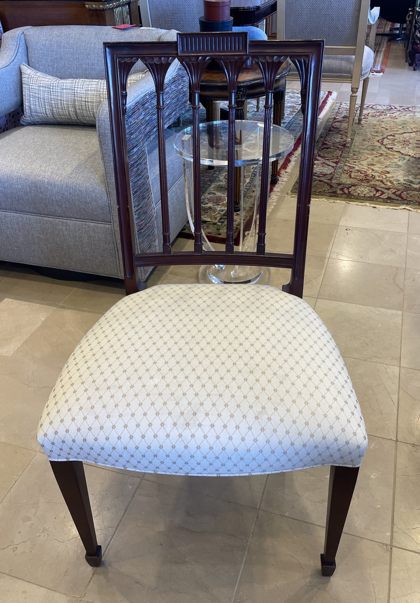 Baker Historic Charleston Marley Dining Chairs, Set of 8 AS IS (0OX002)
