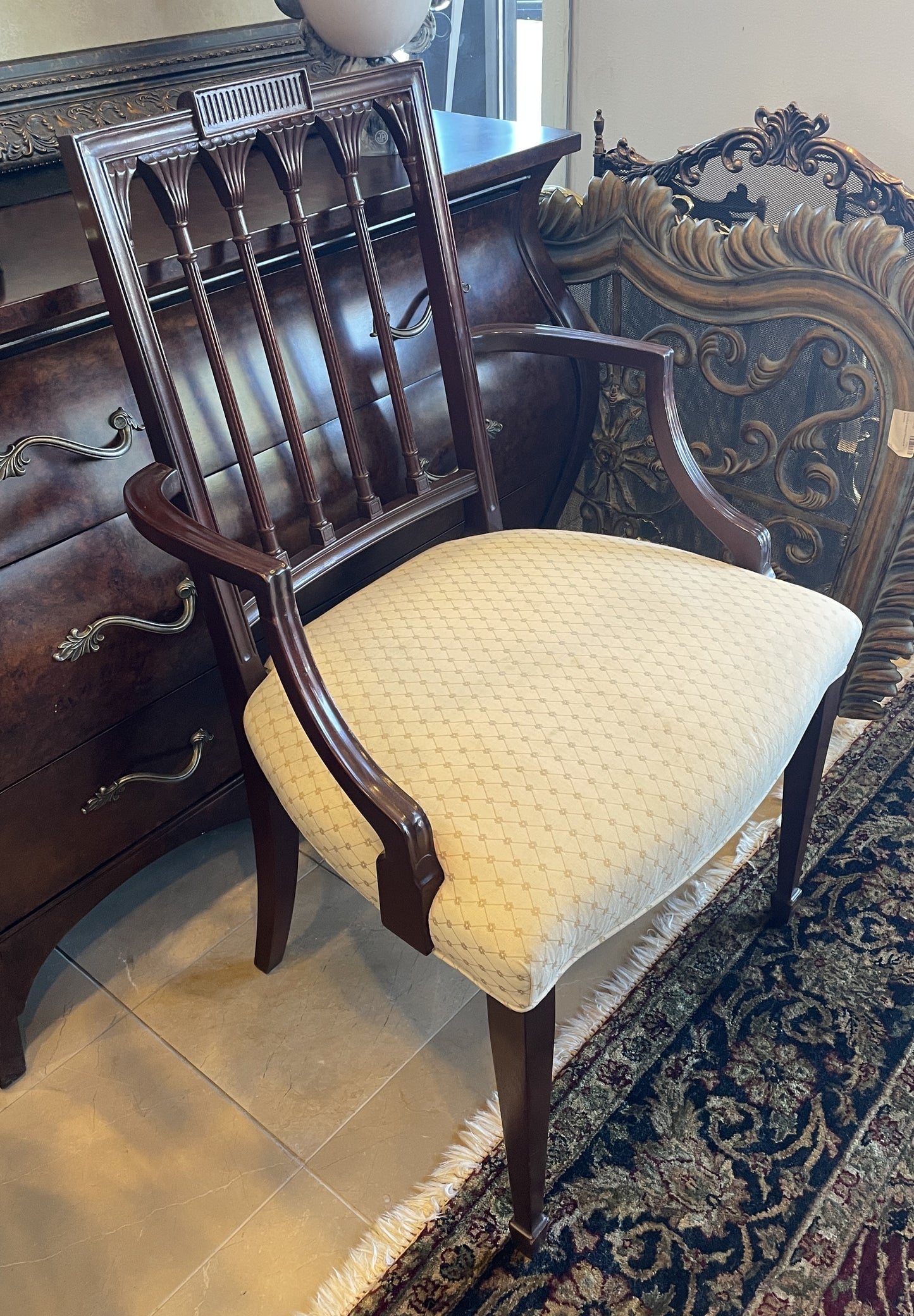 Baker Historic Charleston Marley Dining Chairs, Set of 8 AS IS (0OX002)