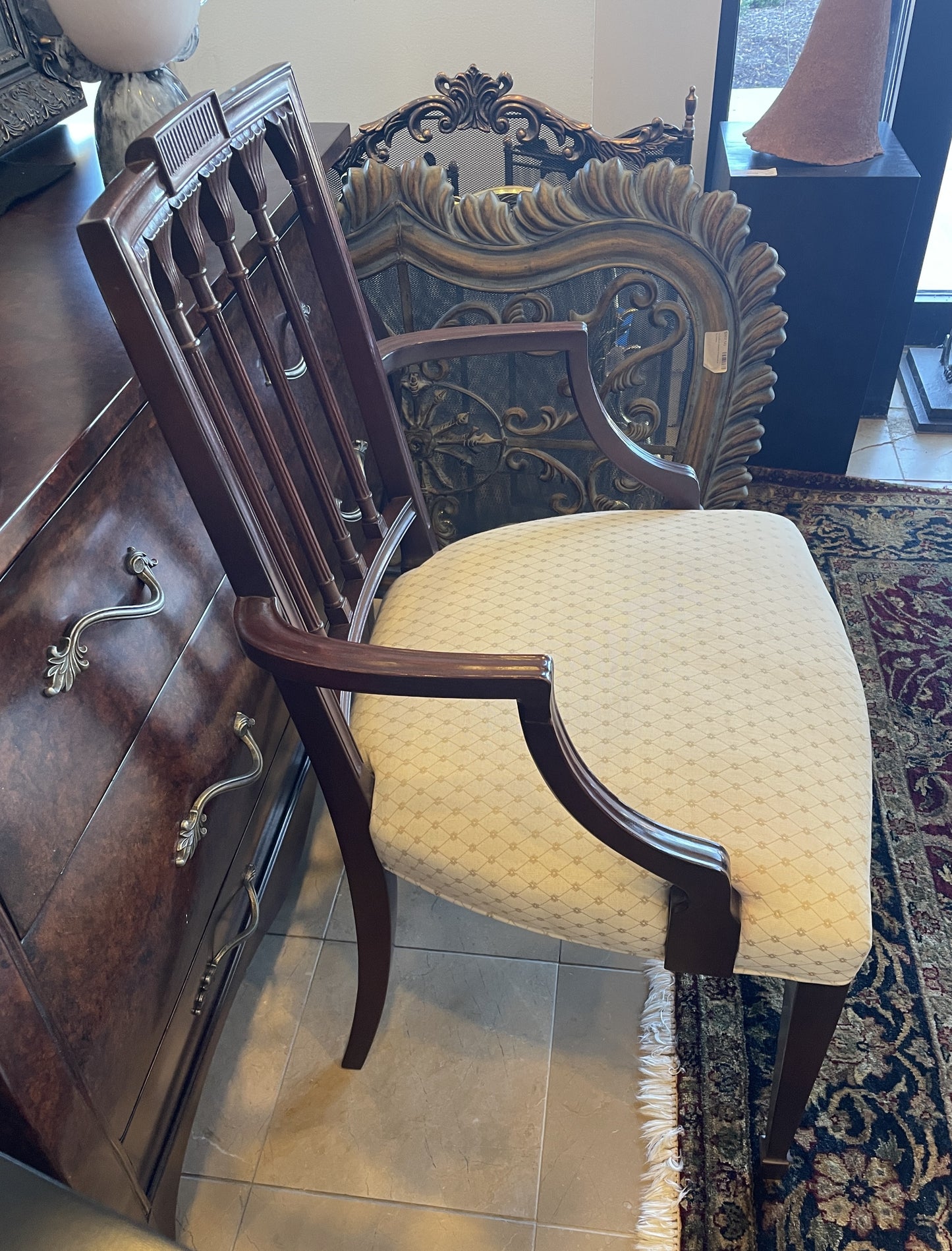 Baker Historic Charleston Marley Dining Chairs, Set of 8 AS IS (0OX002)