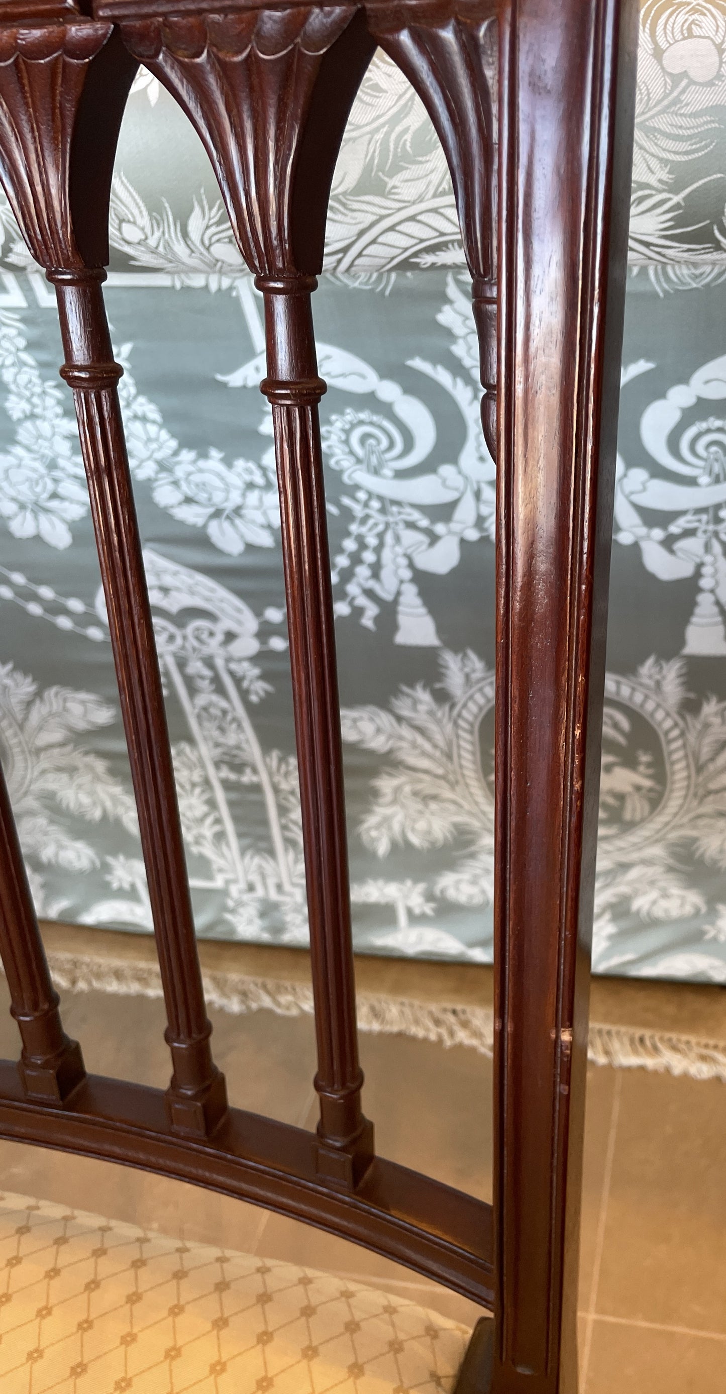 Baker Historic Charleston Marley Dining Chairs, Set of 8 AS IS (0OX002)