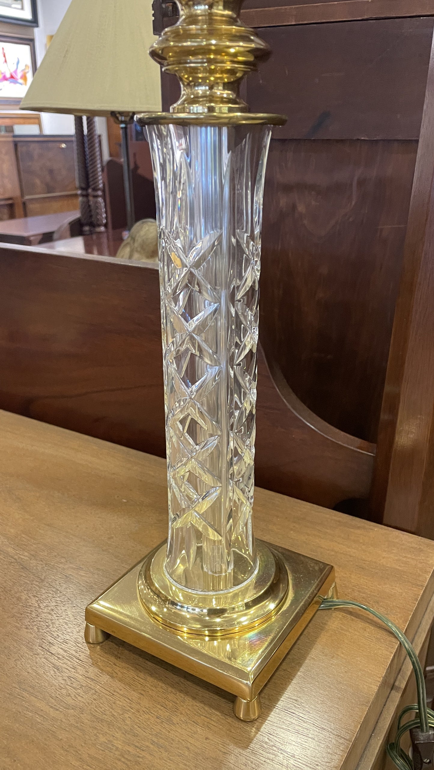 Waterford Stick Lamp, AS IS, no shade (0HO00G)