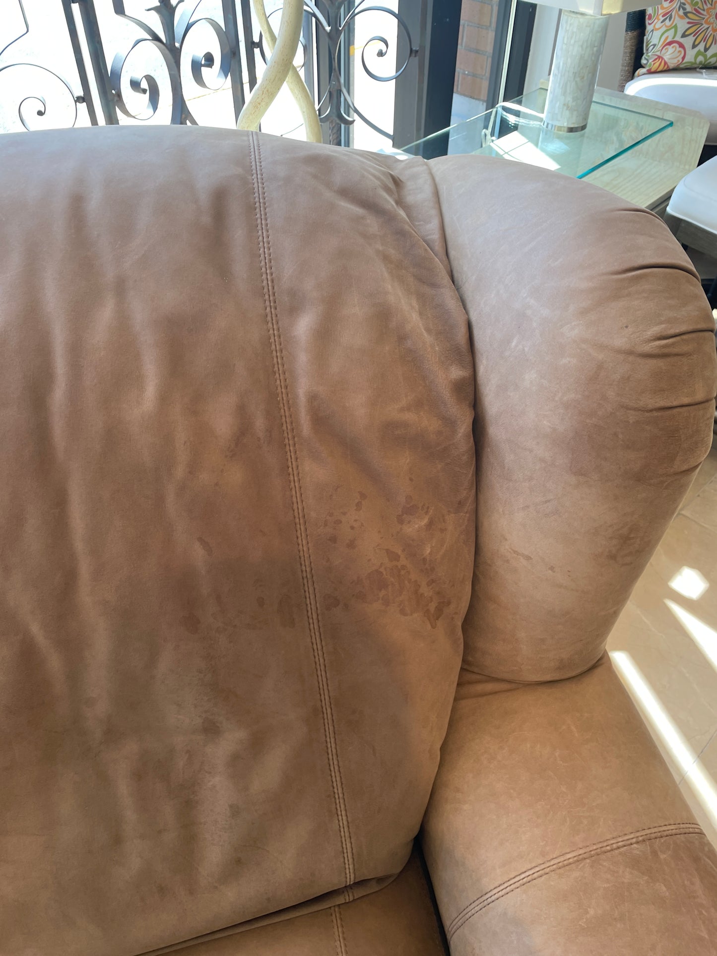 Henredon Overstuffed Mirco-suede Chair (Four available 0ED00D 0ED00E 0ED00F 0ED00G)