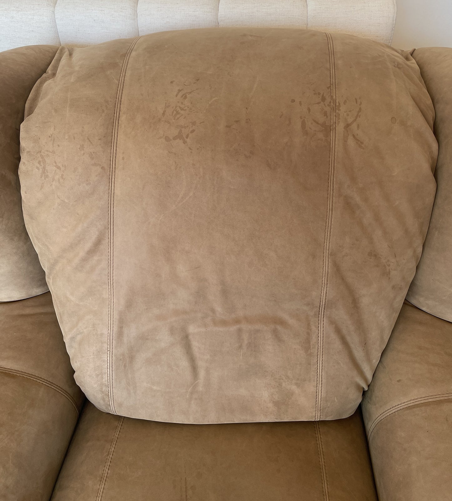 Henredon Overstuffed Mirco-suede Chair (Four available 0ED00D 0ED00E 0ED00F 0ED00G)