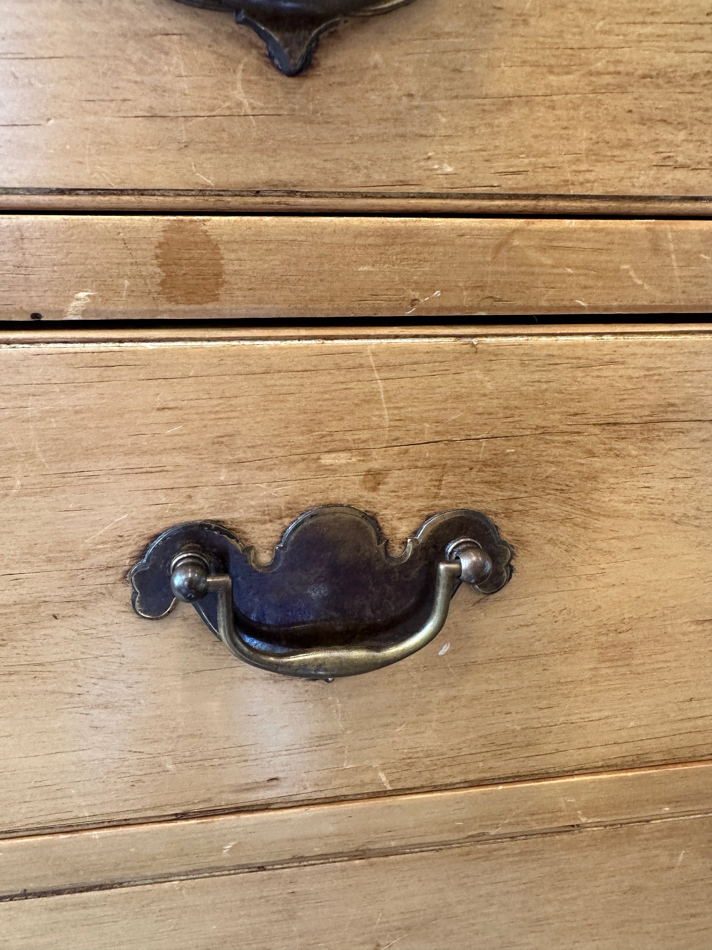 Antique Pine Block Front Chest (0NW00E)