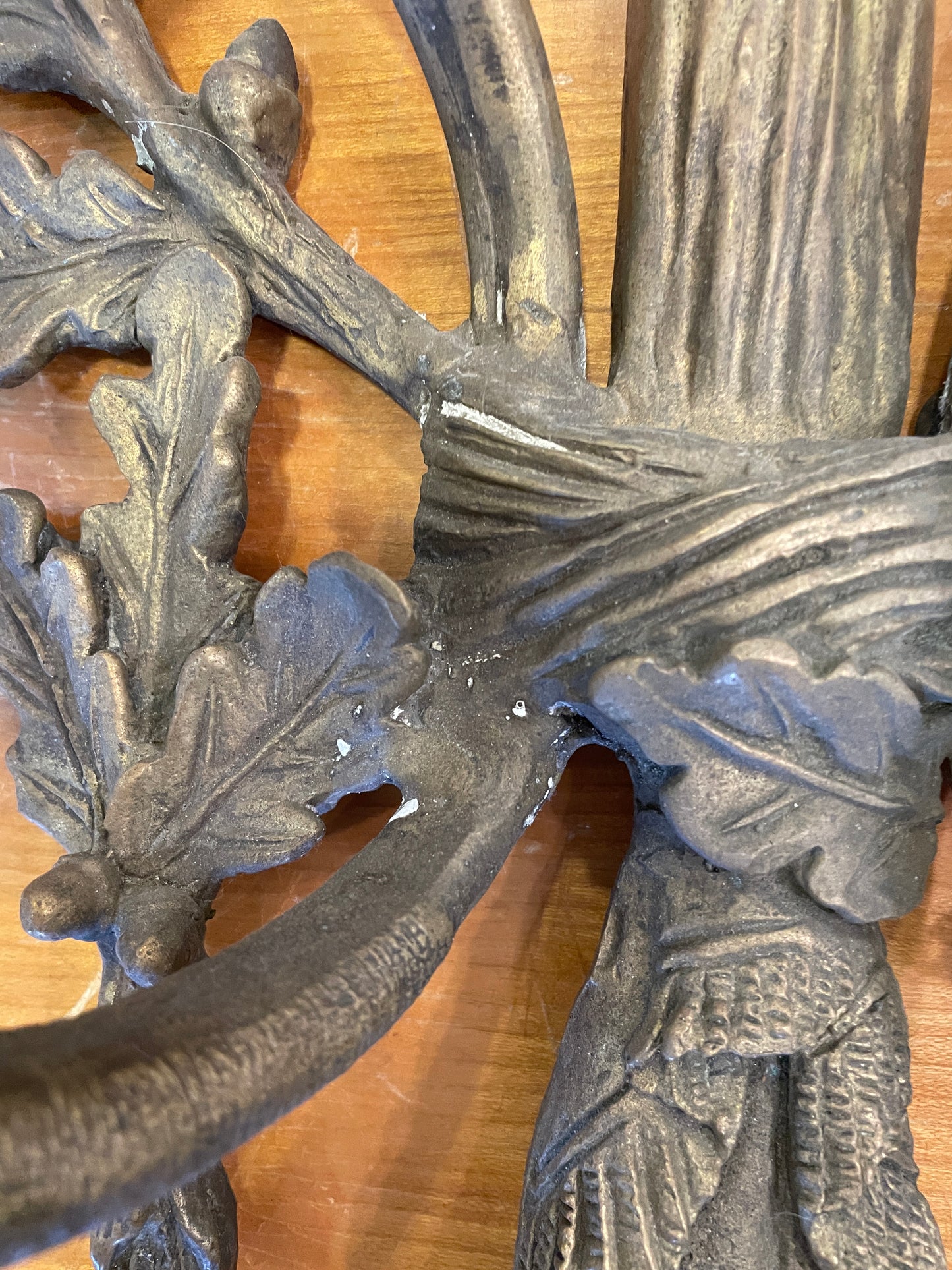Brass Stag Wall Sconce with Candlesticks (03T00O)