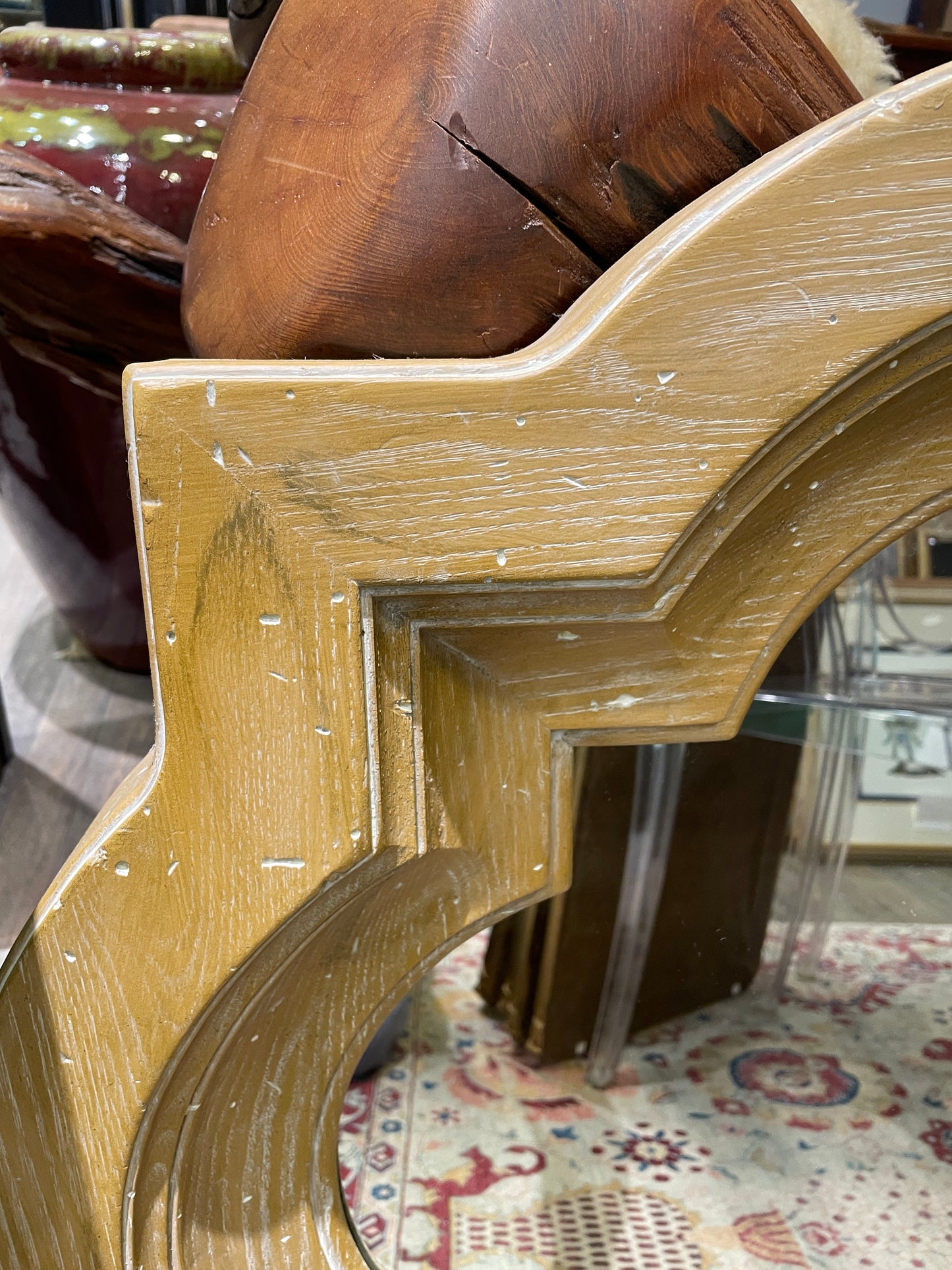 Quatrefoil Mirror in Pine (0HO00P)