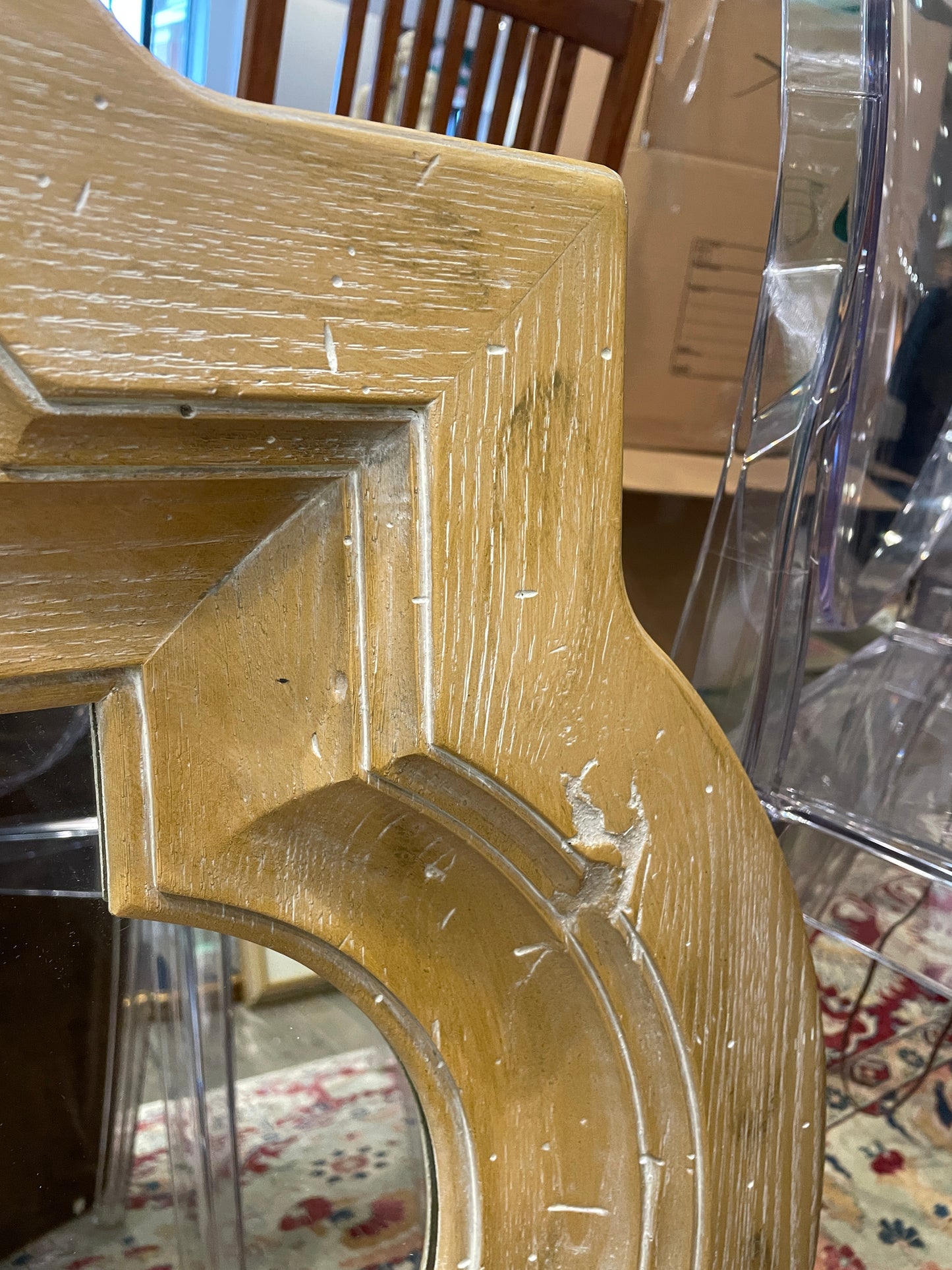 Quatrefoil Mirror in Pine (0HO00P)