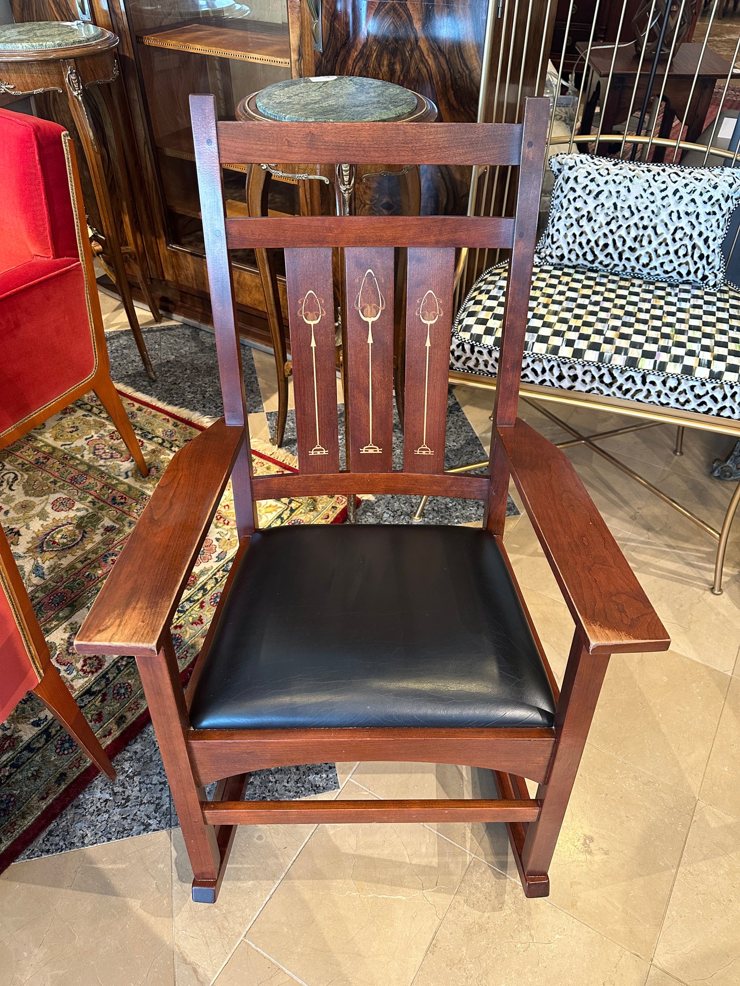 Harvey Ellis for Stickley Rocking Chair, AS IS (0NZ001)