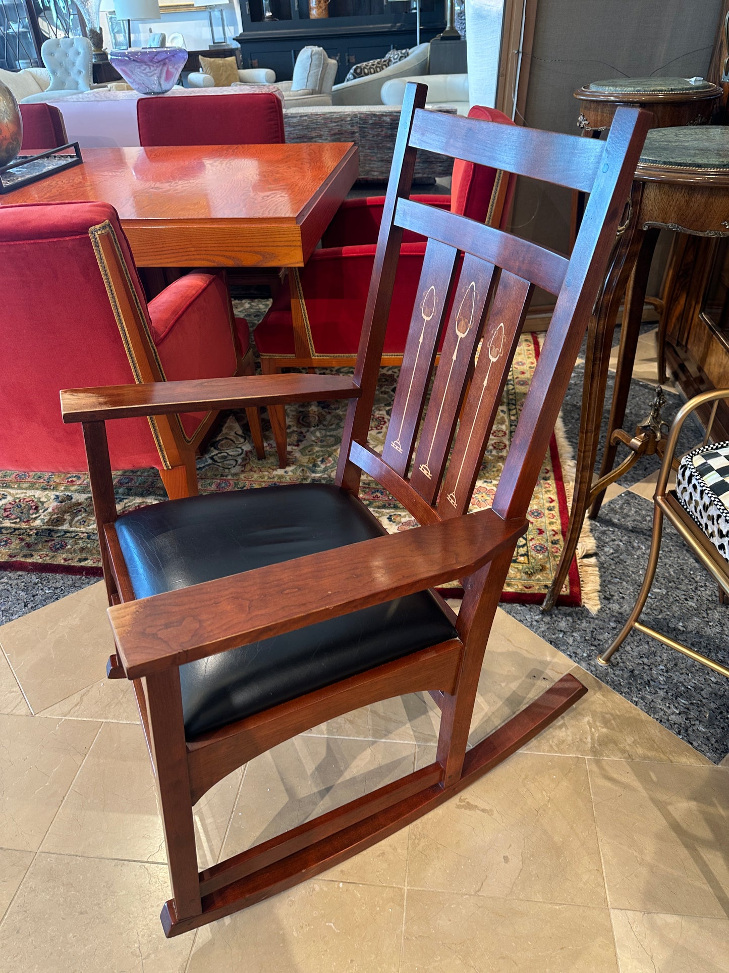 Harvey Ellis for Stickley Rocking Chair, AS IS (0NZ001)