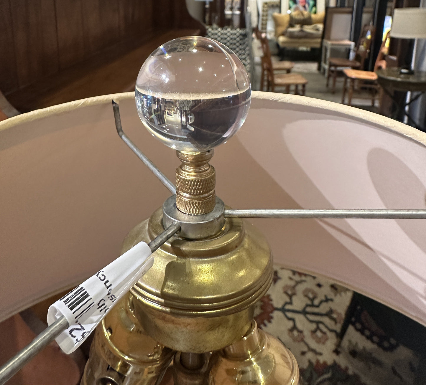 Hollywood Regency Style Tassel Lamp (0KP012)