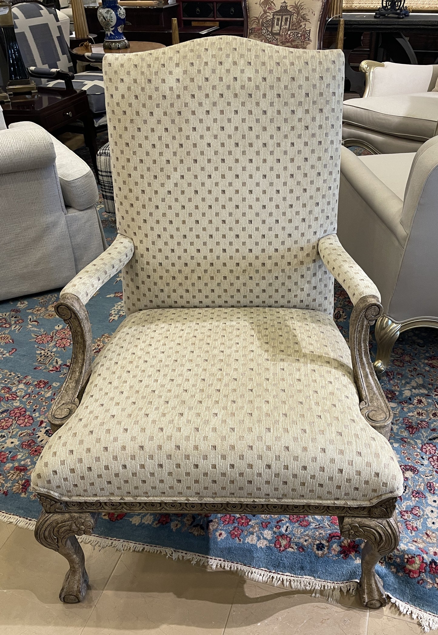 Erwin Lambeth Arm Chair, AS IS (0P2002)