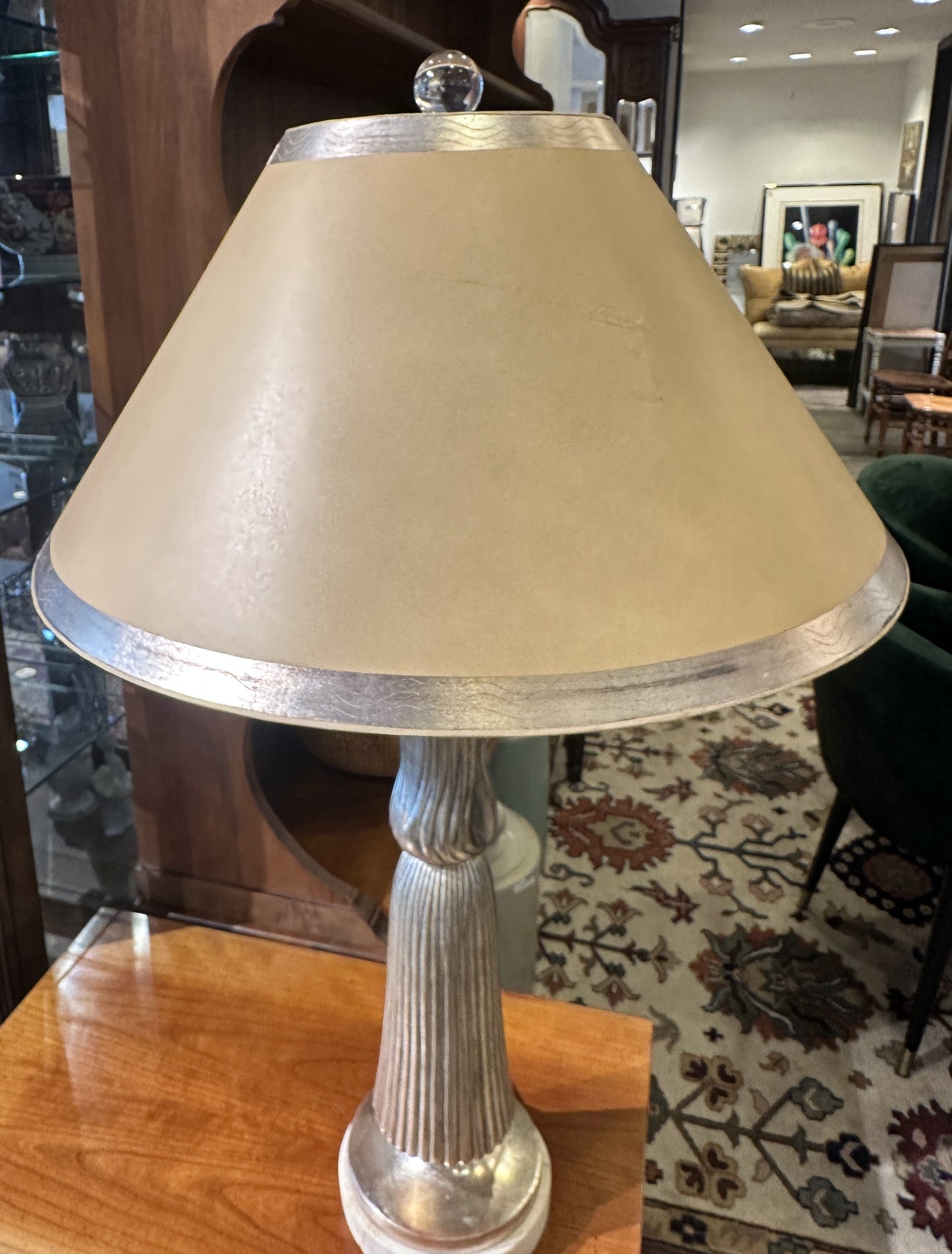 Hollywood Regency Style Tassel Lamp (0KP012)